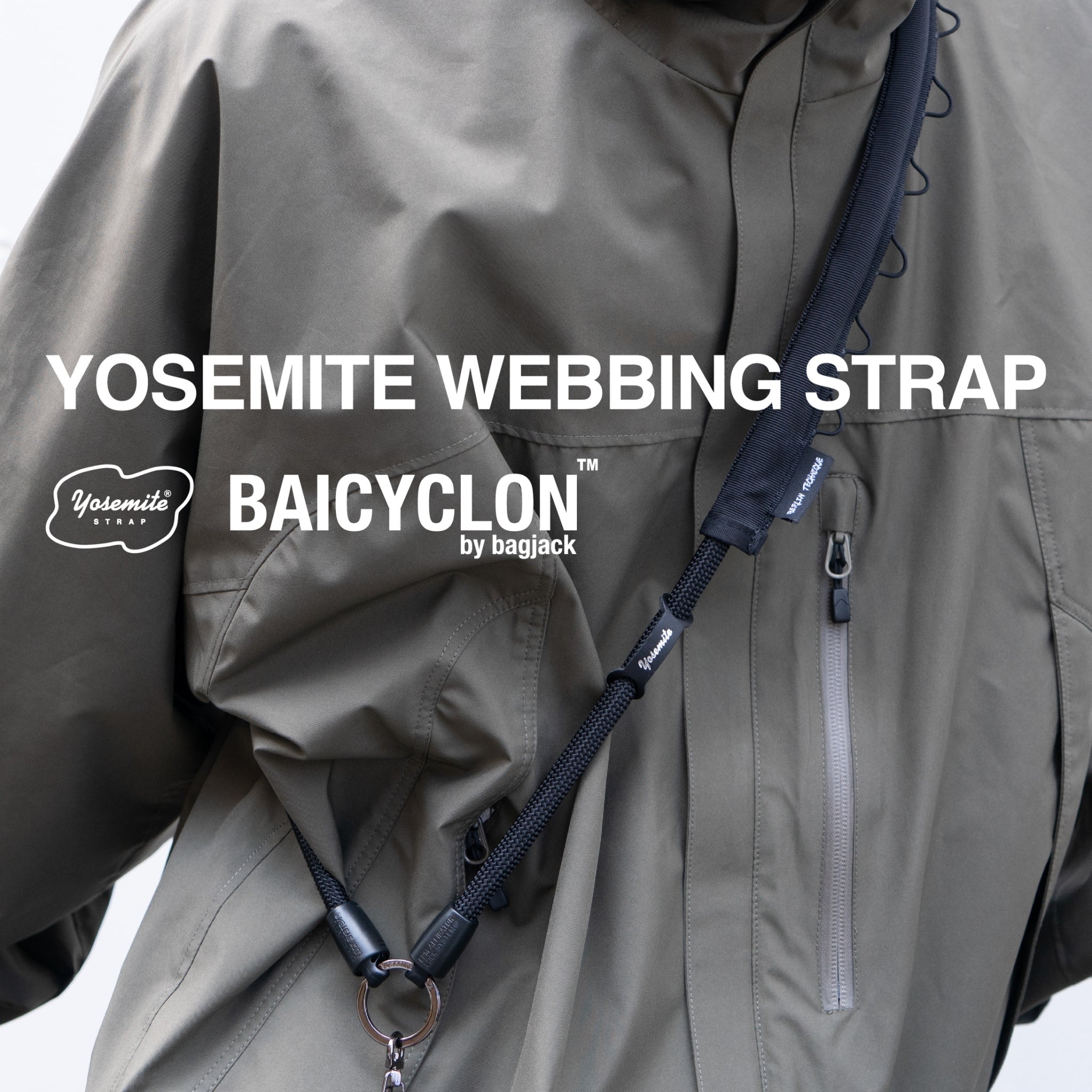 YOSEMITE STRAP×BAICYCLON by bagjack 【YOSEMITE WEBBING STRAP】が予約開始!