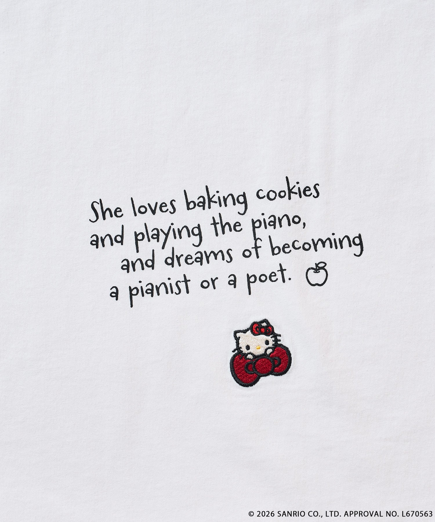 FREAK'S STORE×SMAST×ハローキティ/「HELLO KITTY」メッセージロゴTEE/OFF