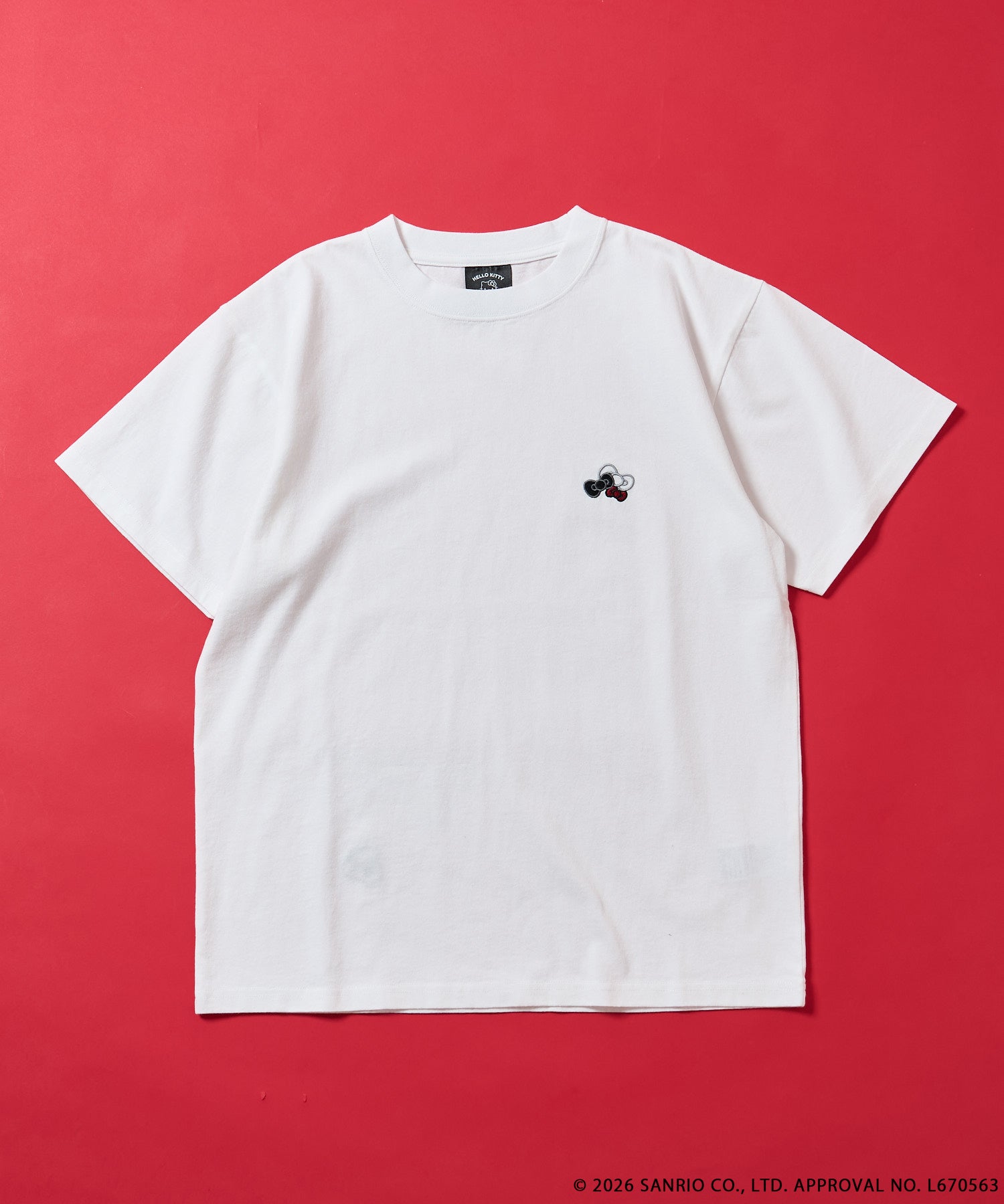 FREAK'S STORE×SMAST×ハローキティ/「HELLO KITTY」メッセージロゴTEE/OFF