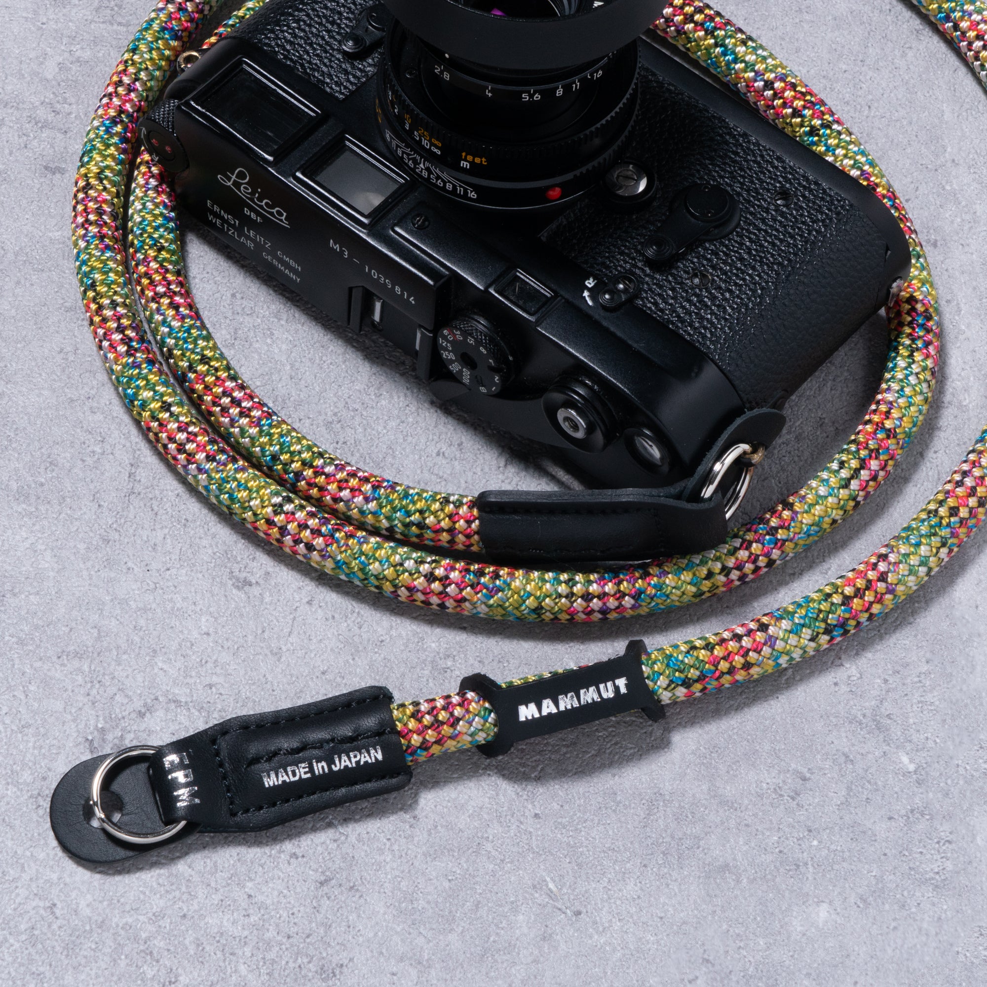【MAMMUT EDITION】<br>YOSEMITE CAMERA STRAP<br> COSMIC GREEN<br>マムートエディション ヨセミテカメラ ストラップ / コズミック グリーン