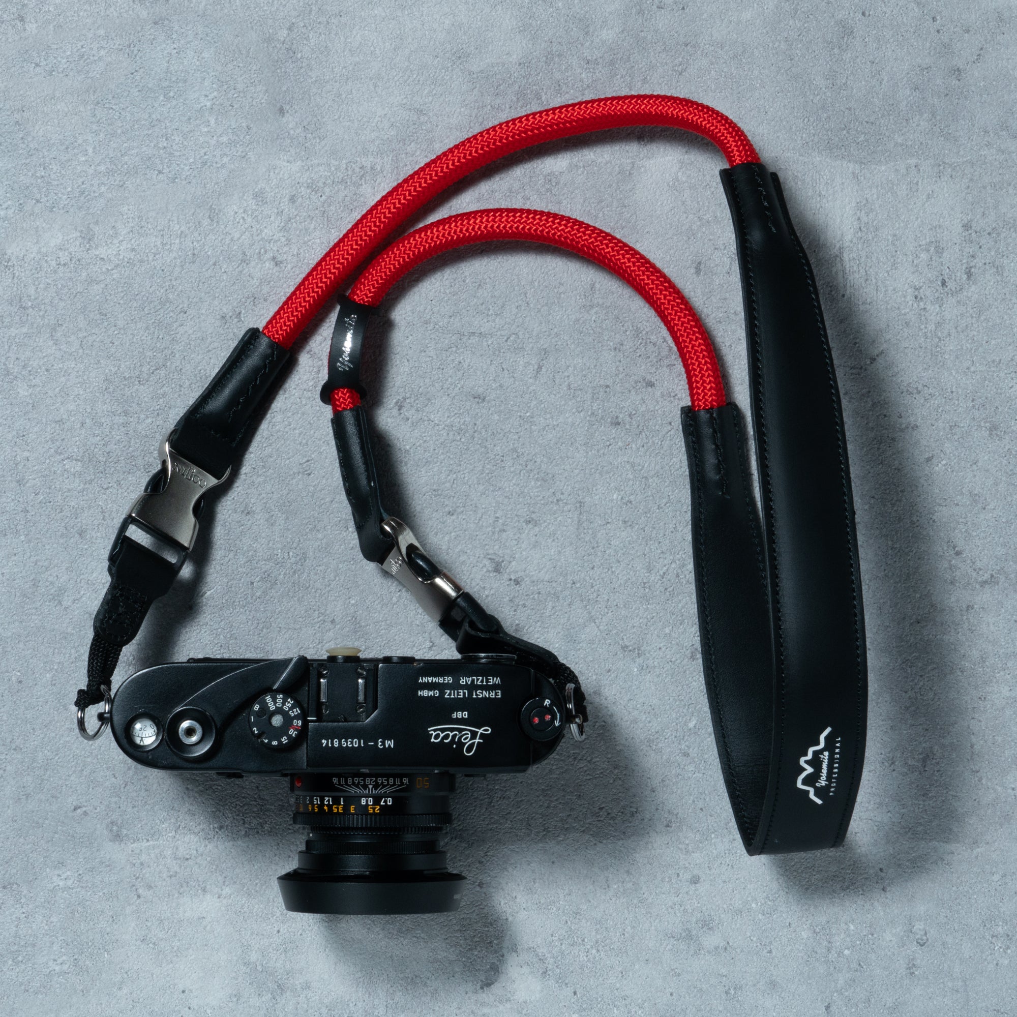 YOSEMITE CAMERA STRAP PRO PLUS <br>CRIMSON RED<br>ヨセミテ カメラストラップ プロ プラス / クリムゾンレッド