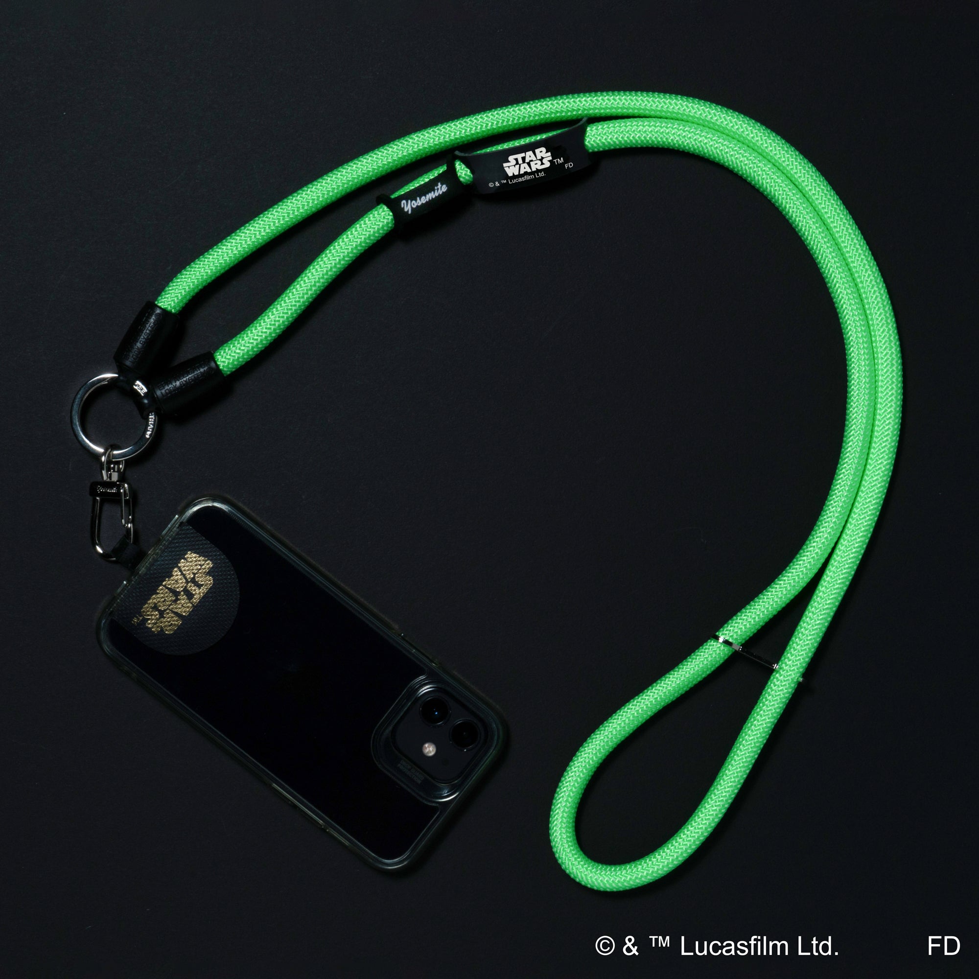 YOSEMITE MOBILE STRAP/STARWARS EDITION/GREENヨセミテストラップ/スターウォーズ エディション/グリーン