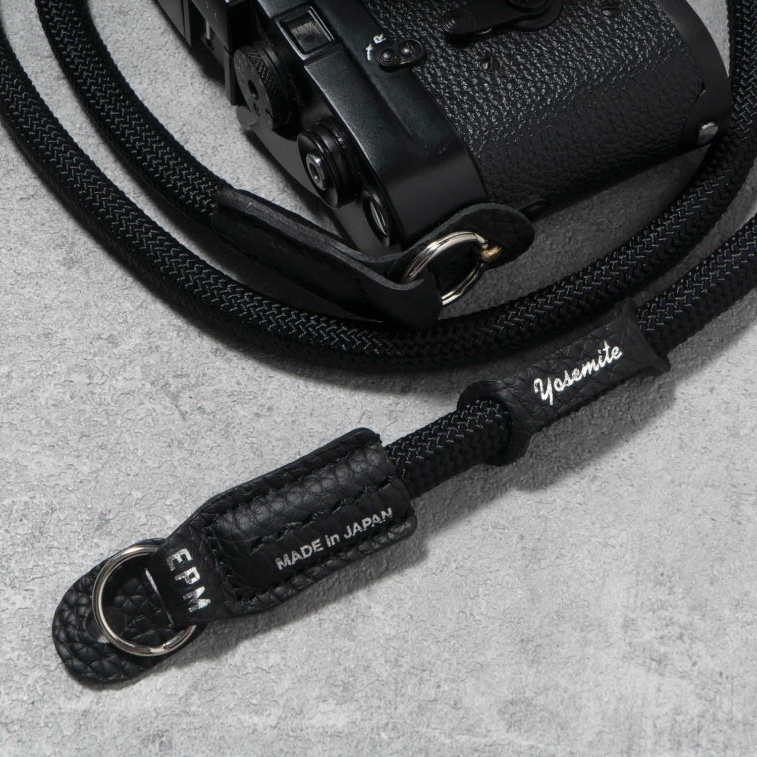 YOSEMITE CAMERA STRAP <br>GRAIN BLACK<br>ヨセミテ カメラストラップ / グレインブラック
