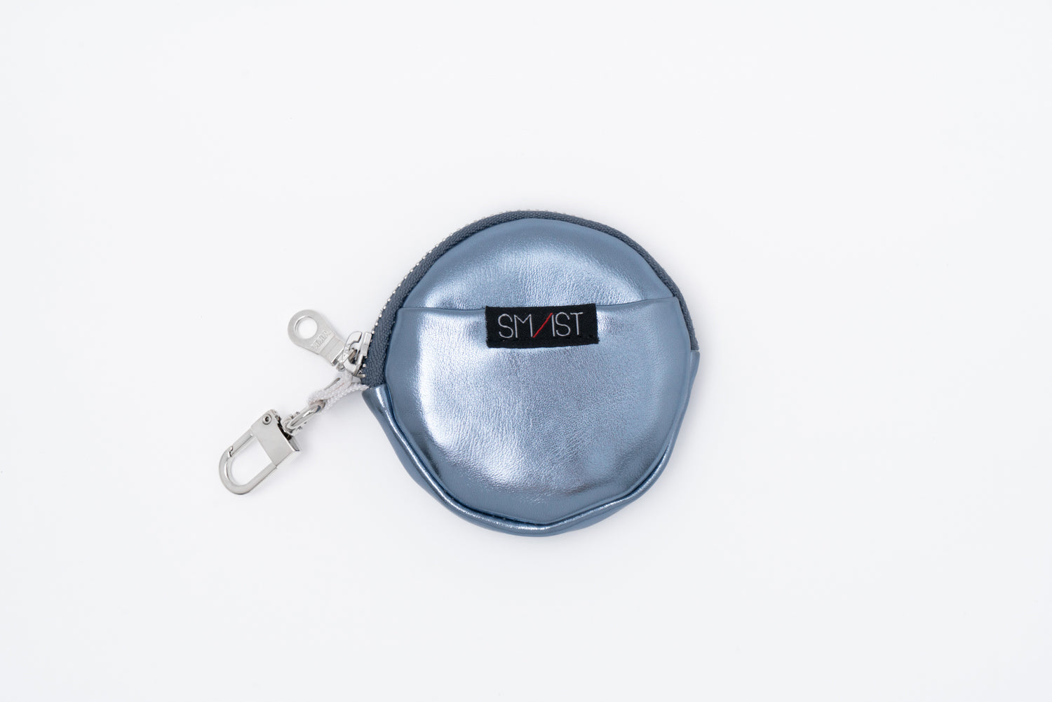 SMAST CIRCLE POUCH / METALLIC BLUE
