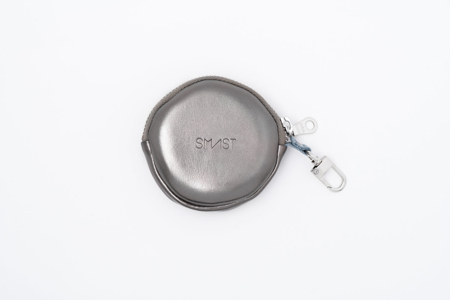 SMAST CIRCLE POUCH / METALLIC GRAY
