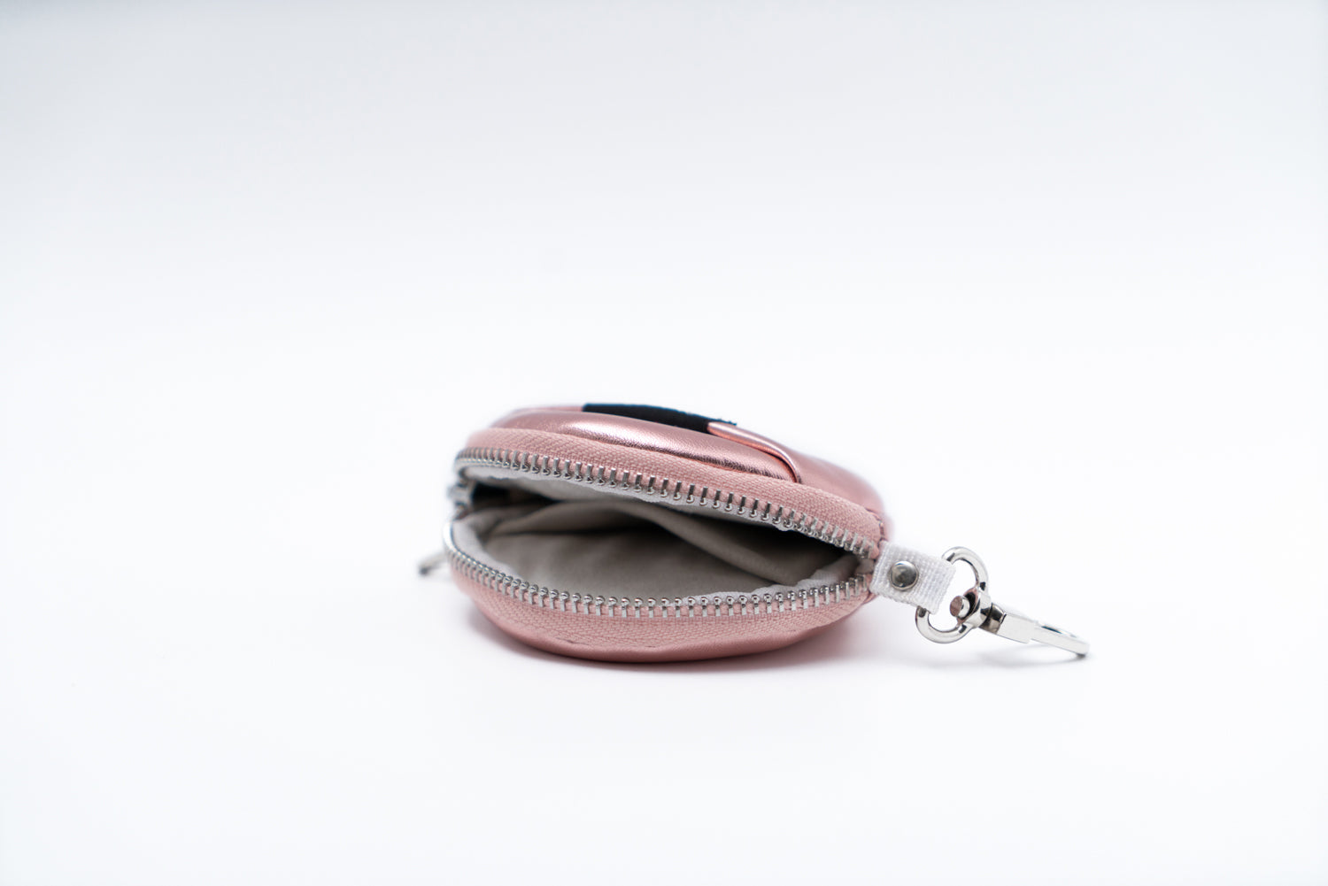 SMAST CIRCLE POUCH / METALLIC PINK
