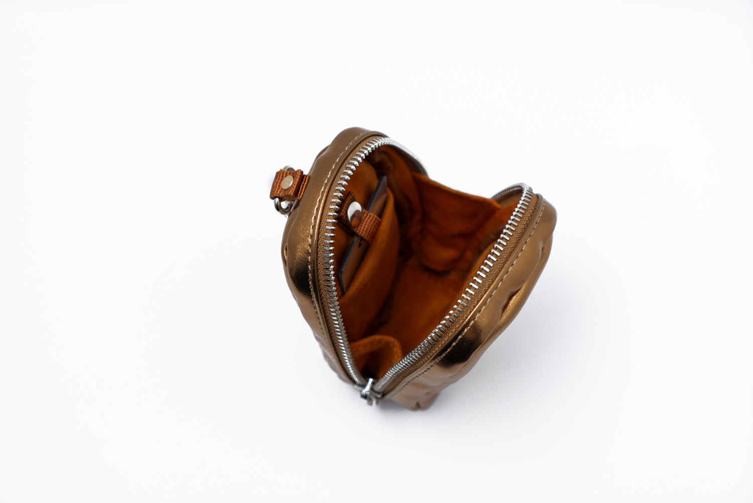 SMAST MIRROR POUCH / METALLIC BRONZE