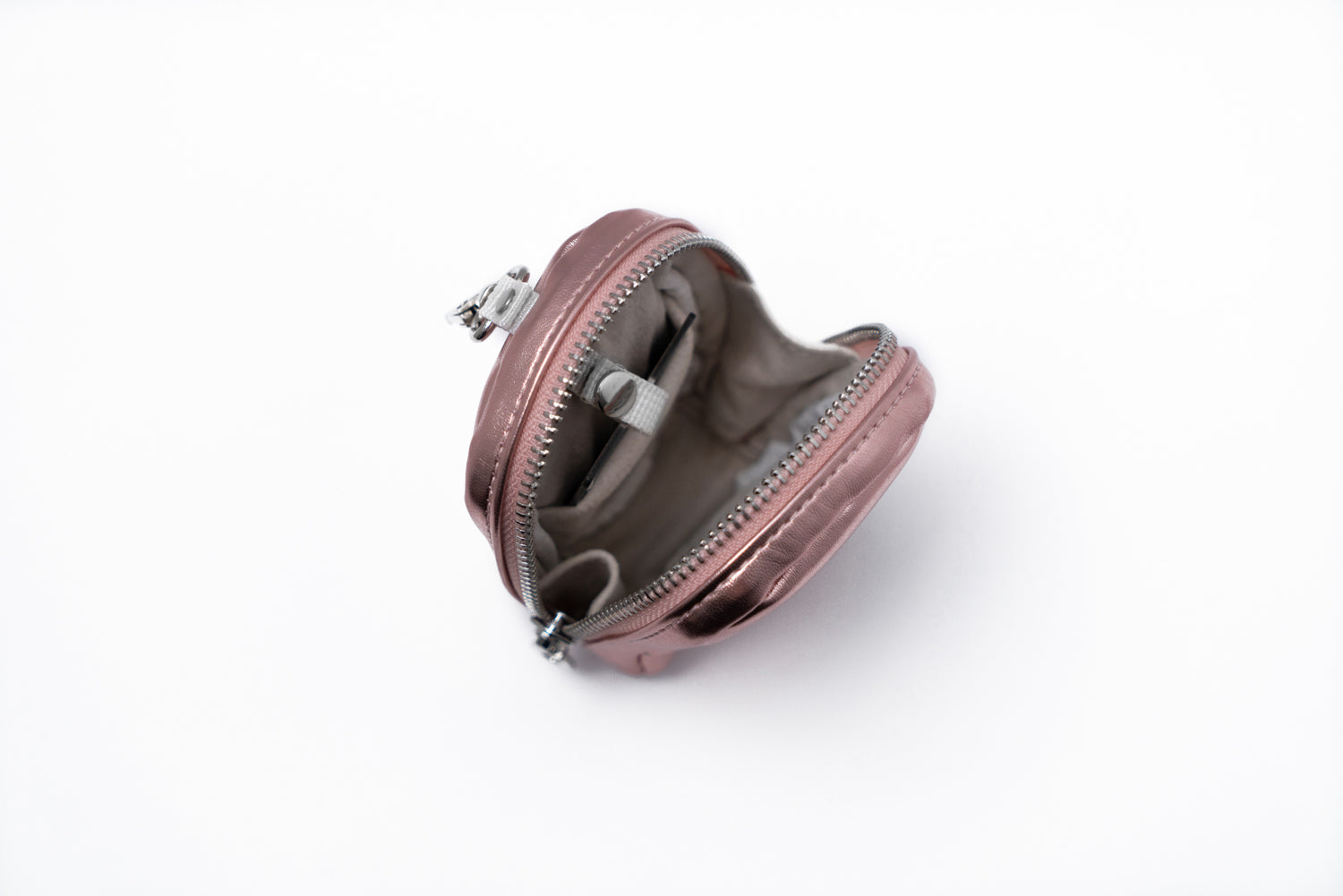 SMAST MIRROR POUCH / METALLIC PINK