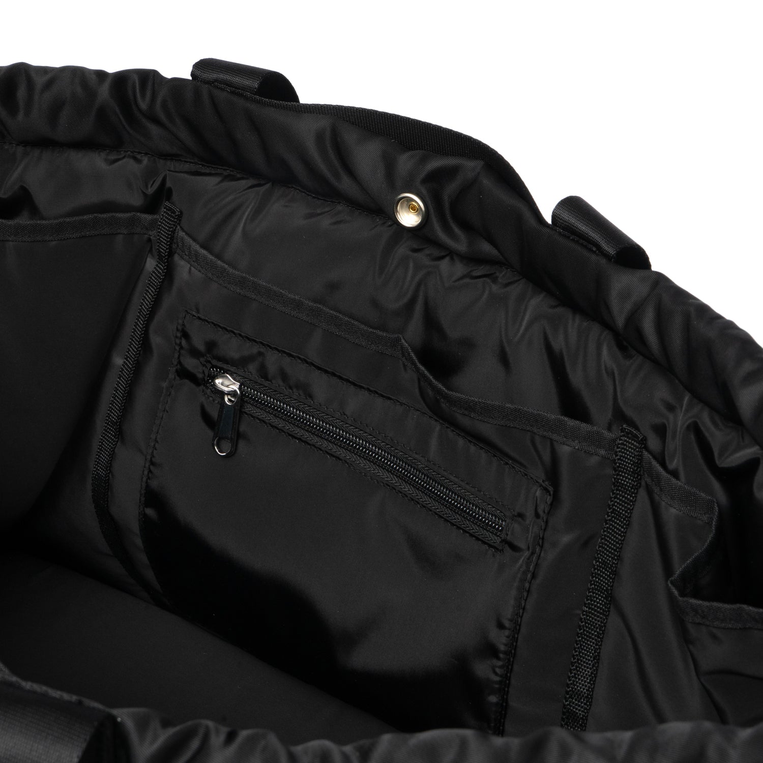YOSEMITE PADDING NYLON DRAWSTRING TOTE M/BLACK
