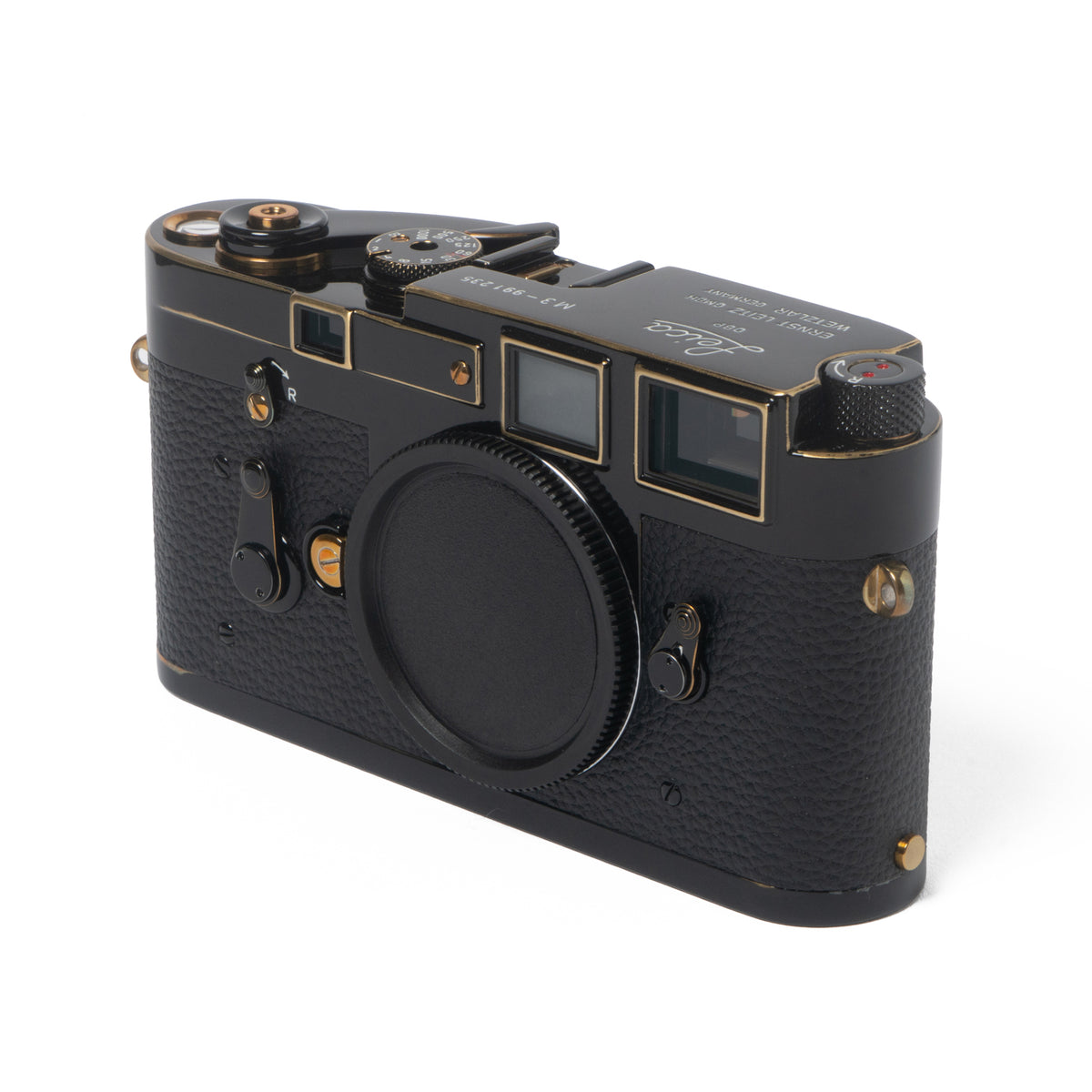 Leica M3 Third type Restored products / Ultra-gloss piano black weathered finish