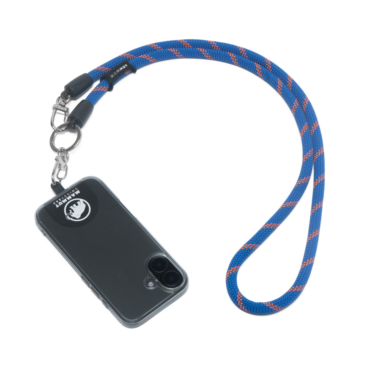 【MAMMUT EDITION】<br>YOSEMITE 2WAY MOBILE STRAP<br> MOUNTAIN BLUE<br>マムートエディション<br>ヨセミテ 2ウェイ モバイルストラップ<br>マウンテンブルー