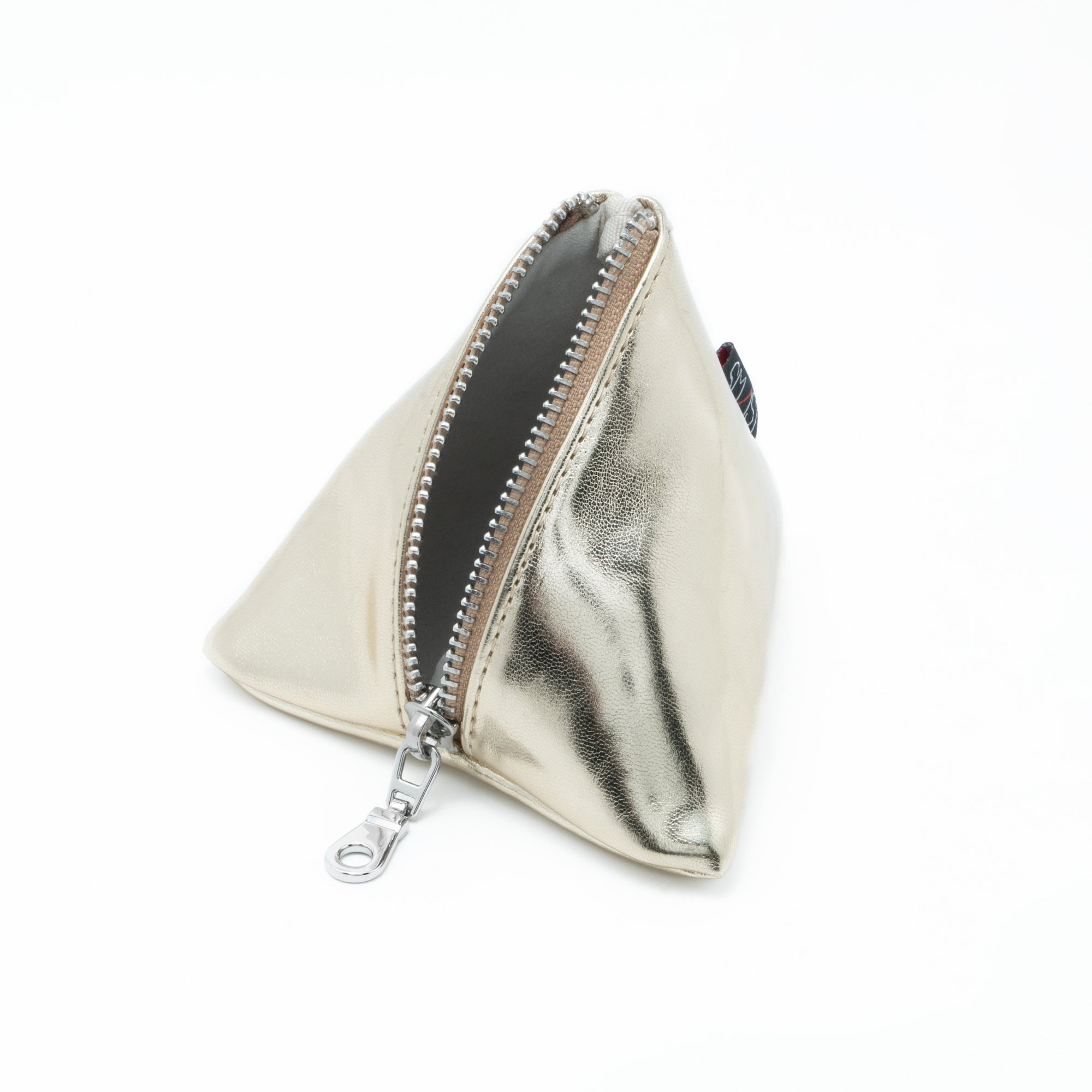 SMAST PYRAMID POUCH / GOLD