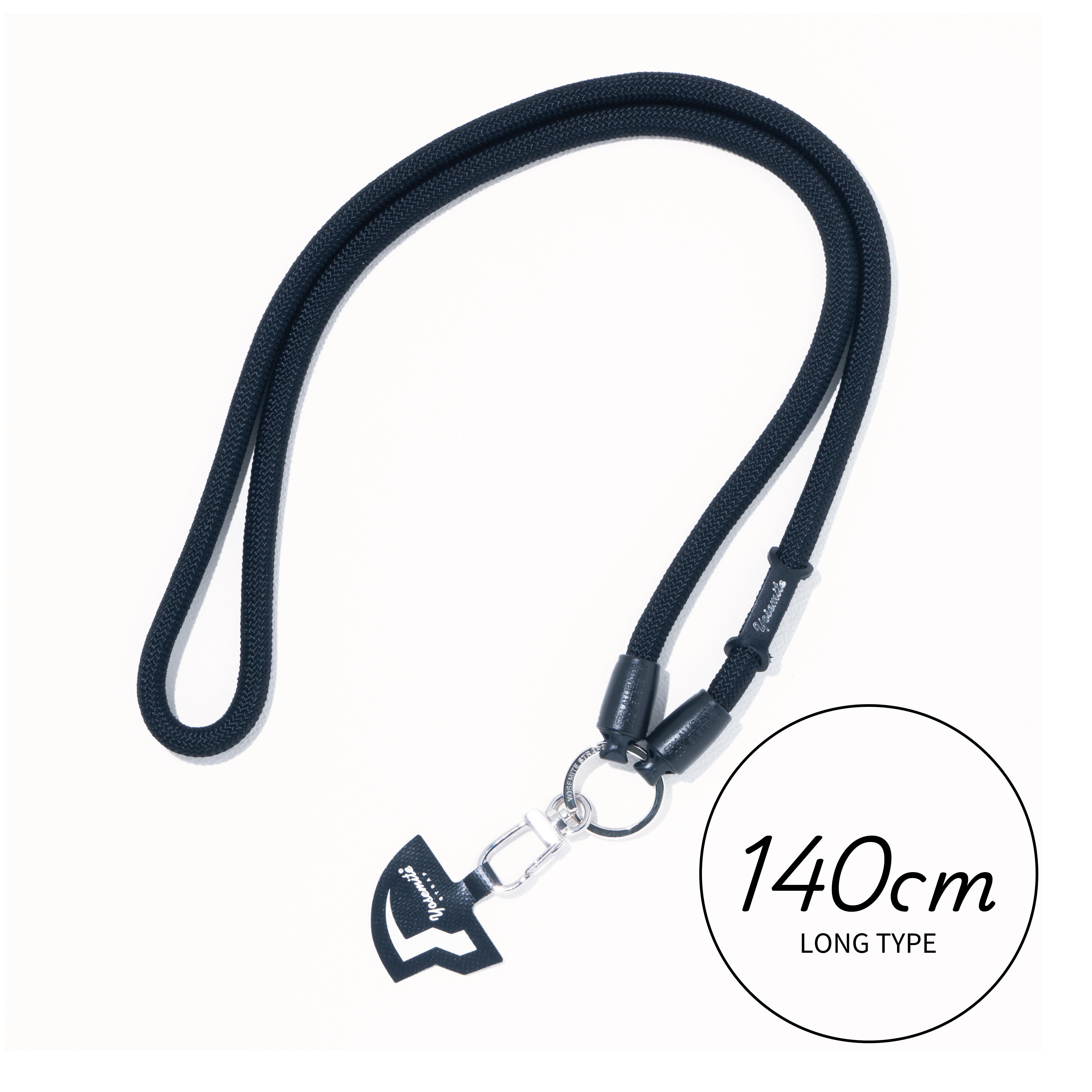 YOSEMITE MOBILE STRAP<br>MAD BLACK<br>ヨセミテ モバイルストラップ<br>マッドブラック 120cm / 140cm