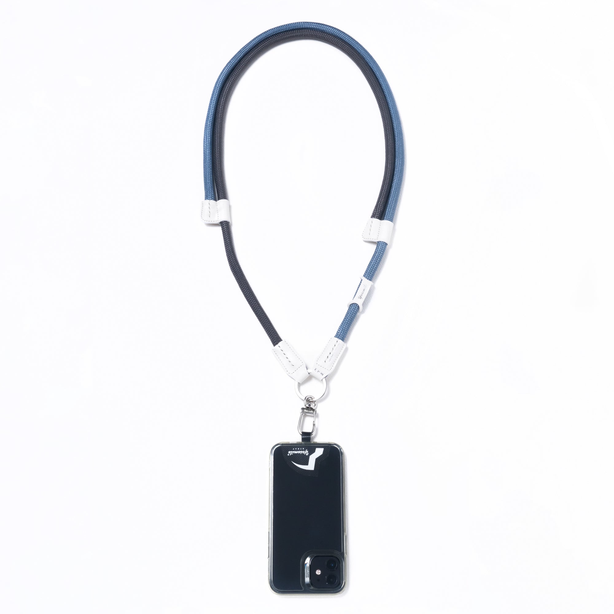 YOSEMITE MOBILE STRAP ADJUSTMENT LEATHER<br>SMOKEY / METAL<br>ヨセミテ モバイルストラップ アジャストメント レザー<br>スモーキー / メタル
