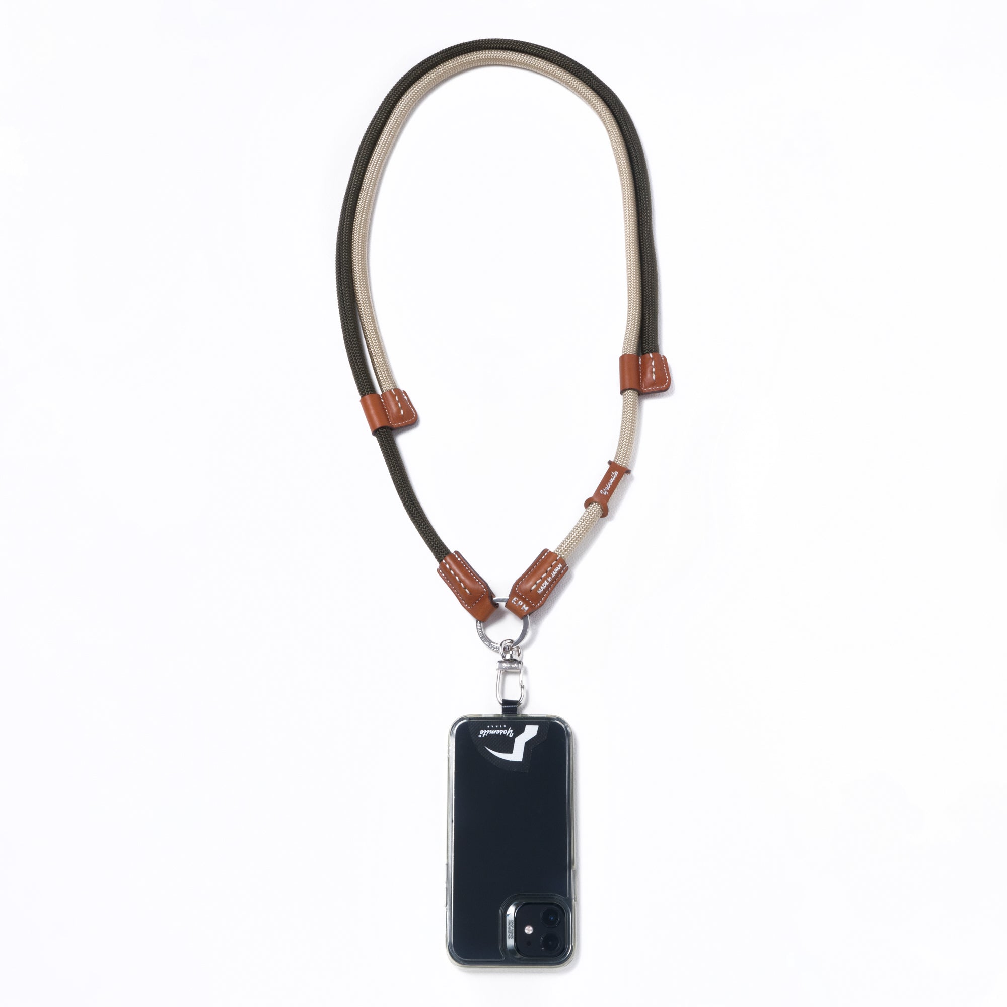 YOSEMITE MOBILE STRAP ADJUSTMENT LEATHER<br>MILITARY / COYOTE<br>ヨセミテ モバイルストラップ アジャストメント レザー<br>ミリタリー / コヨーテ