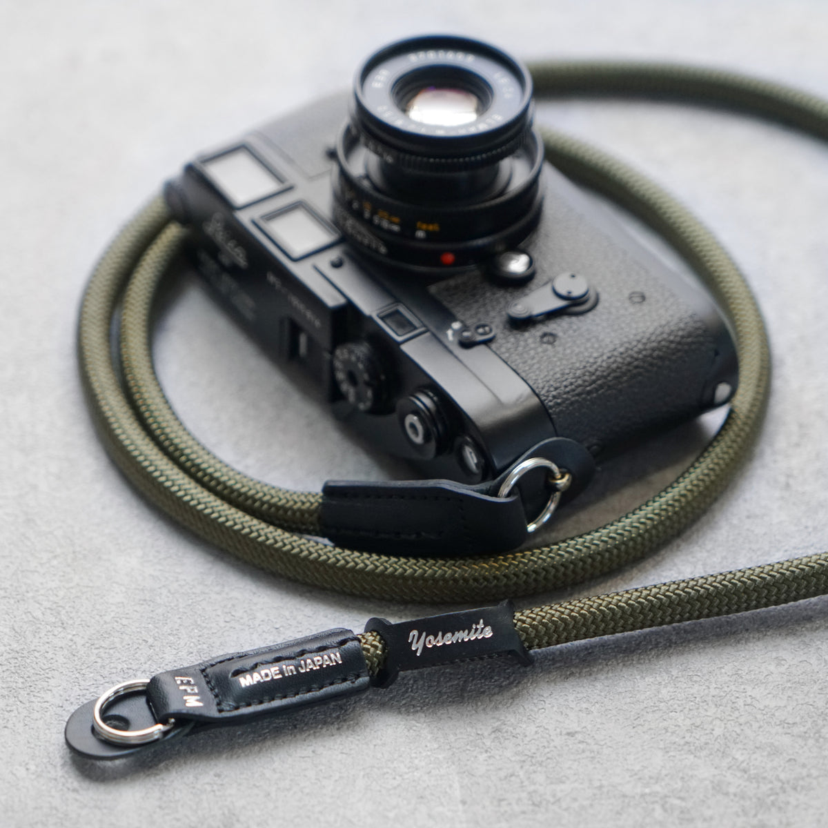 YOSEMITE CAMERA STRAP MILITARY KHAKIヨセミテ カメラストラップ / ミリタリー カーキ