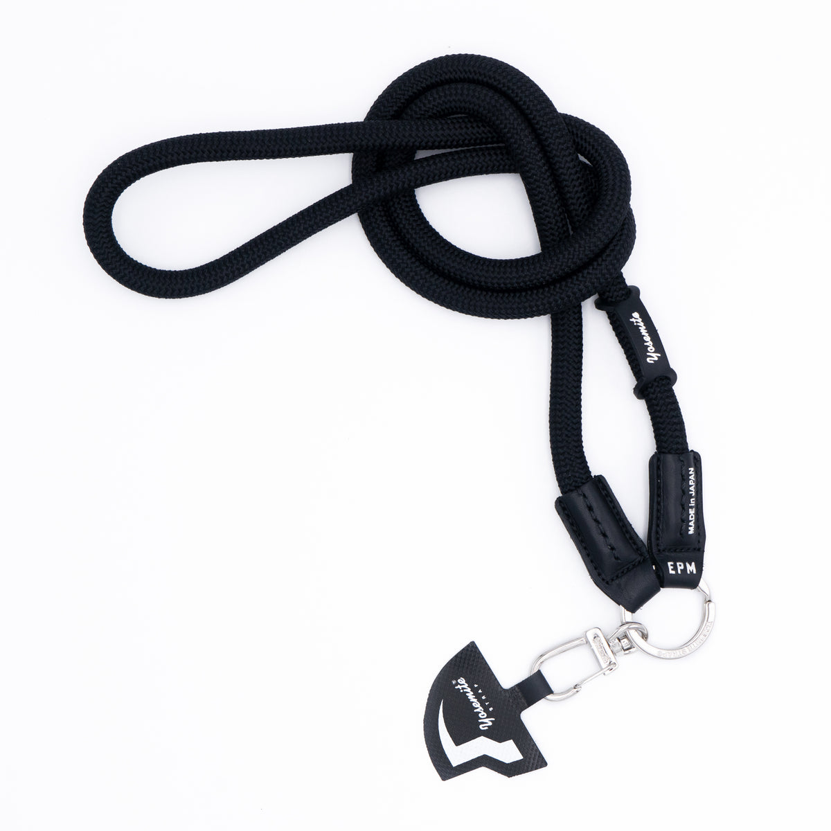 YOSEMITE MOBILE STRAP LEATHERMAD BLACKヨセミテ 