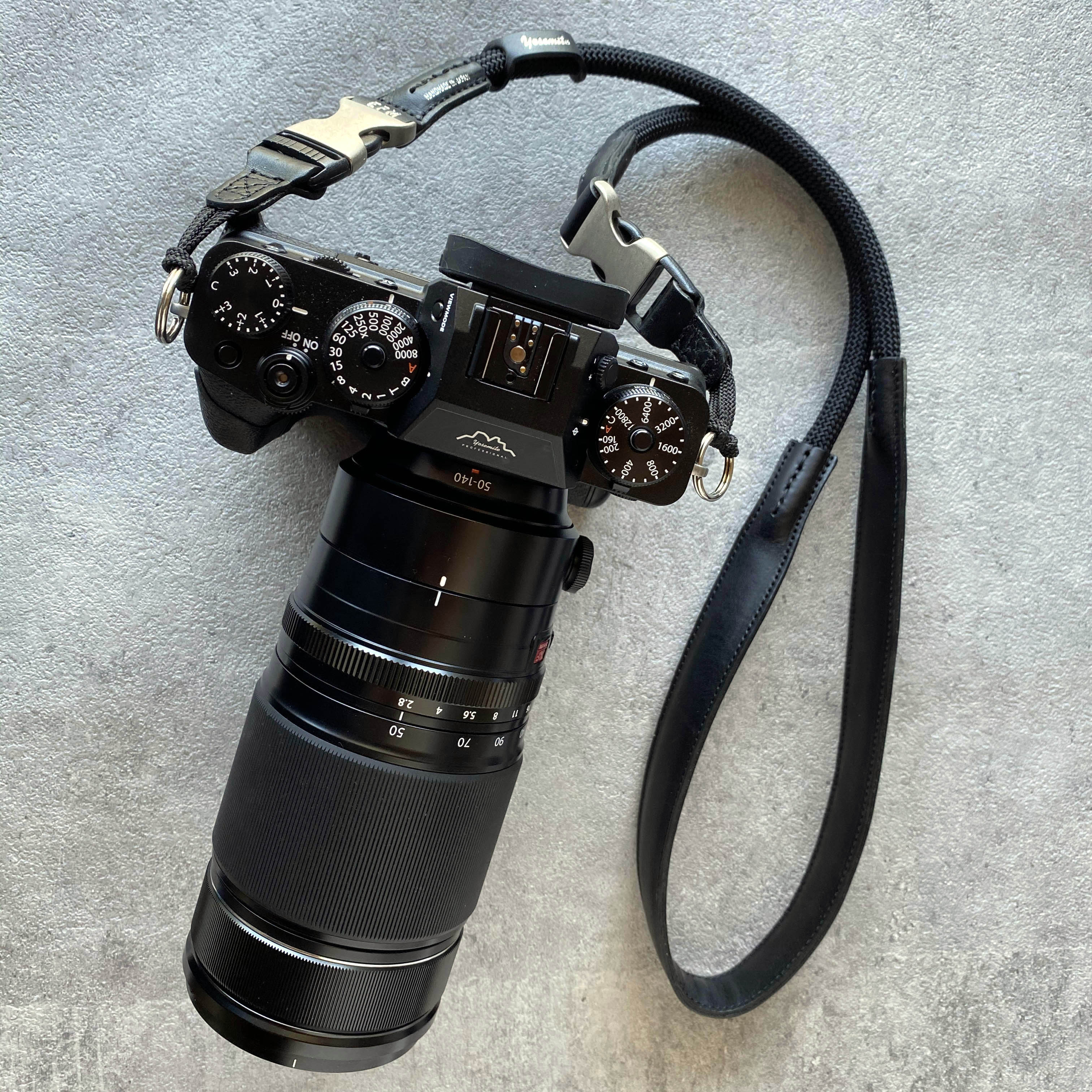 YOSEMITE CAMERA STRAP PRO PLUS <br>MAD BLACK<br>ヨセミテ カメラストラップ プロ プラス / マッドブラック