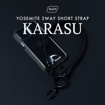 【KARASU新作が数量限定販売！】『2WAY SHORT STRAP KARASU G』新作発売！+『MOBILE STRAP KARASU』【11月22日 19:00~販売開始】