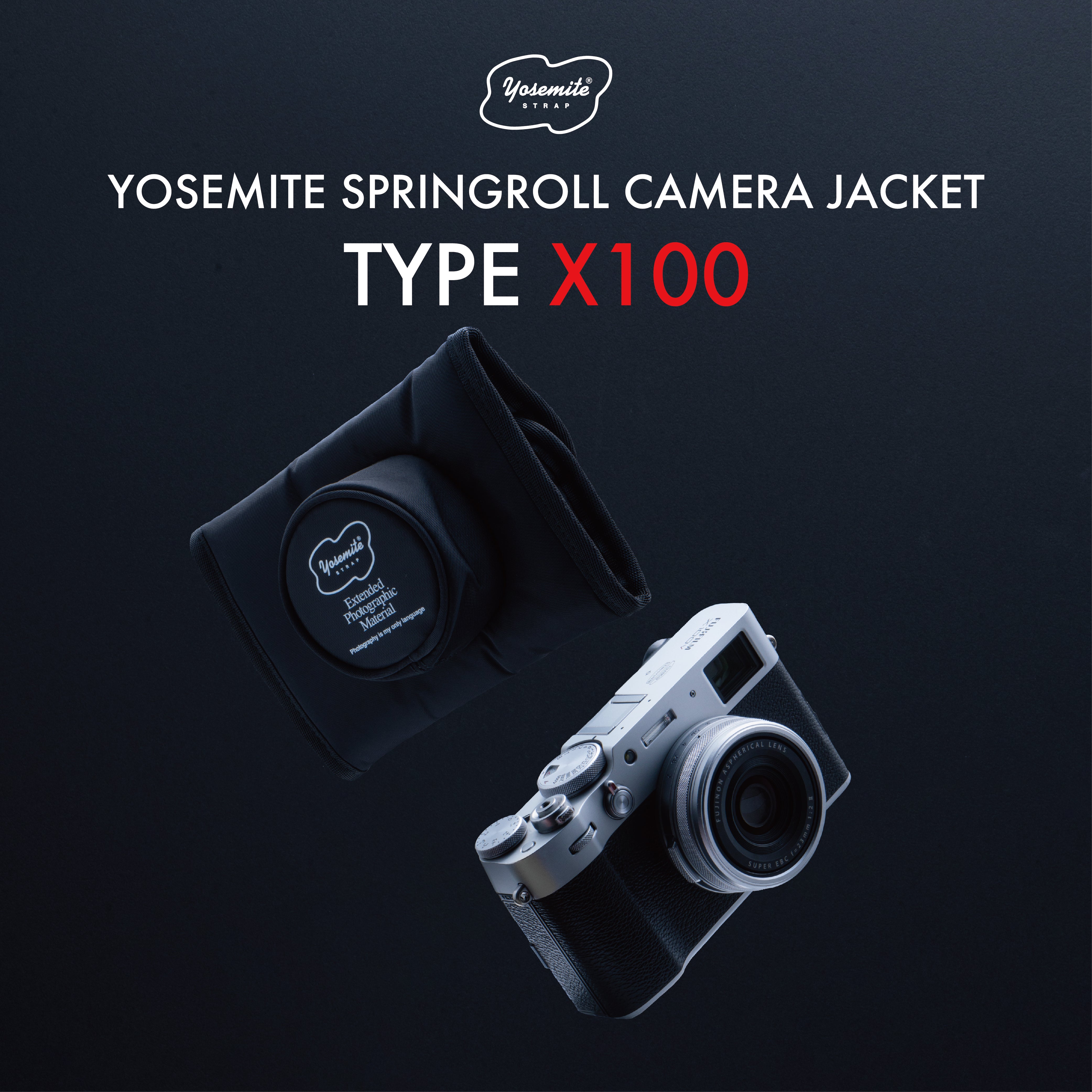 YOSEMITE SPRINGROLL CAMERA JACKET TYPE X100<BR>BLACK<BR>スプリングロールカメラジャケット<br>ブラック
