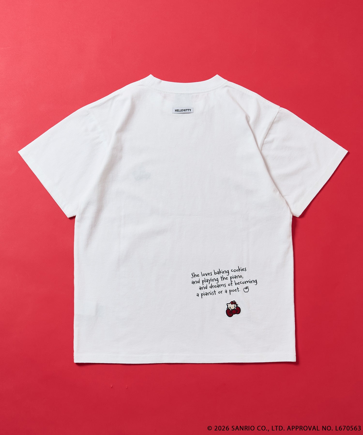 FREAK'S STORE×SMAST×ハローキティ/「HELLO KITTY」メッセージロゴTEE/OFF