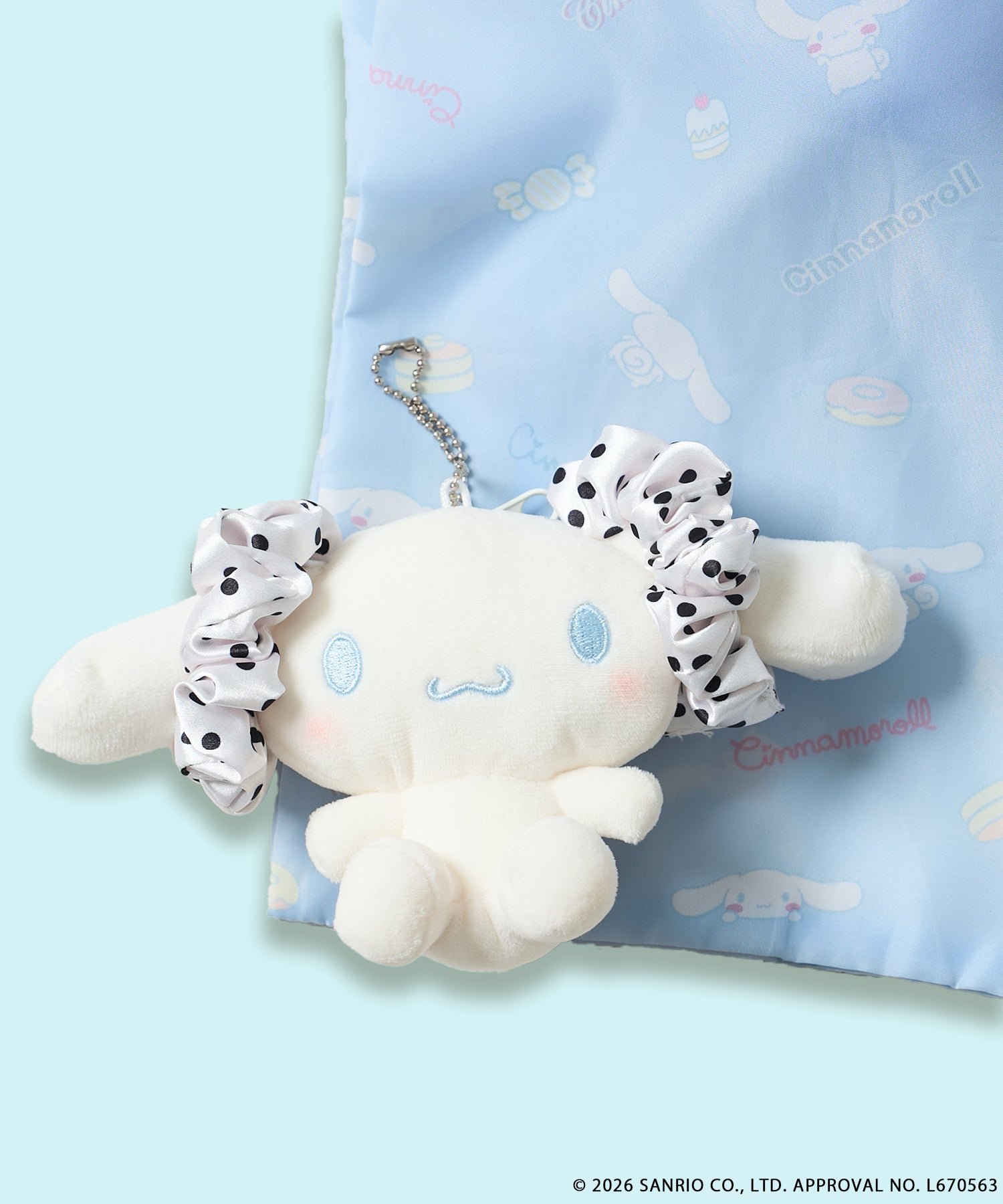 FREAK'S STORE×SMAST×サンリオキャラクターズ/「Cinnamoroll」エコバック入りぬいぐるみチャーム