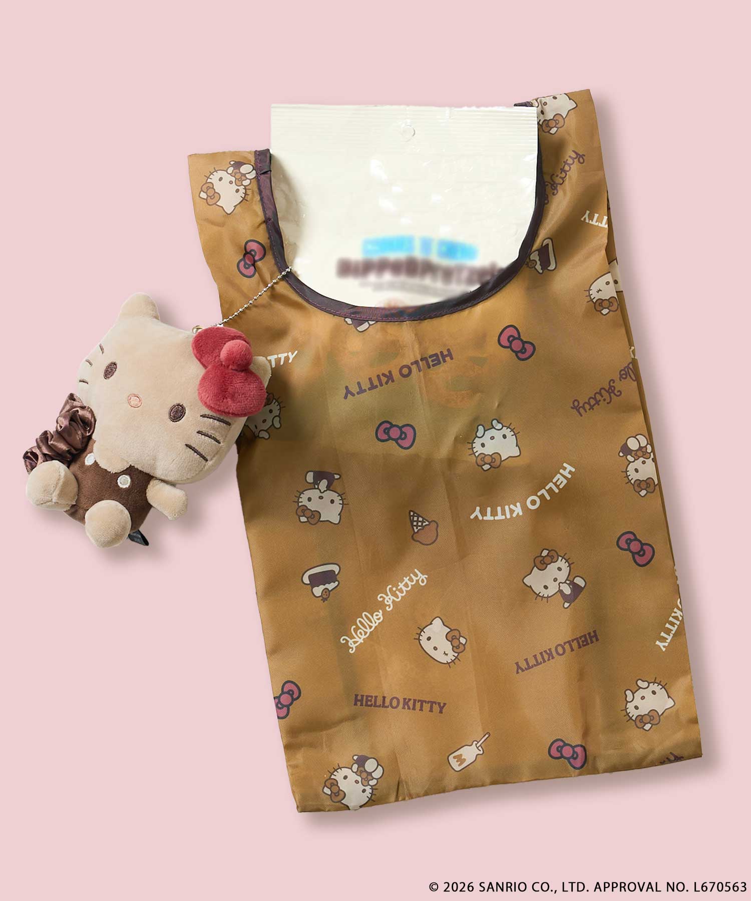 FREAK'S STORE×SMAST×サンリオキャラクターズ/「HELLO KITTY」エコバック入りぬいぐるみチャーム