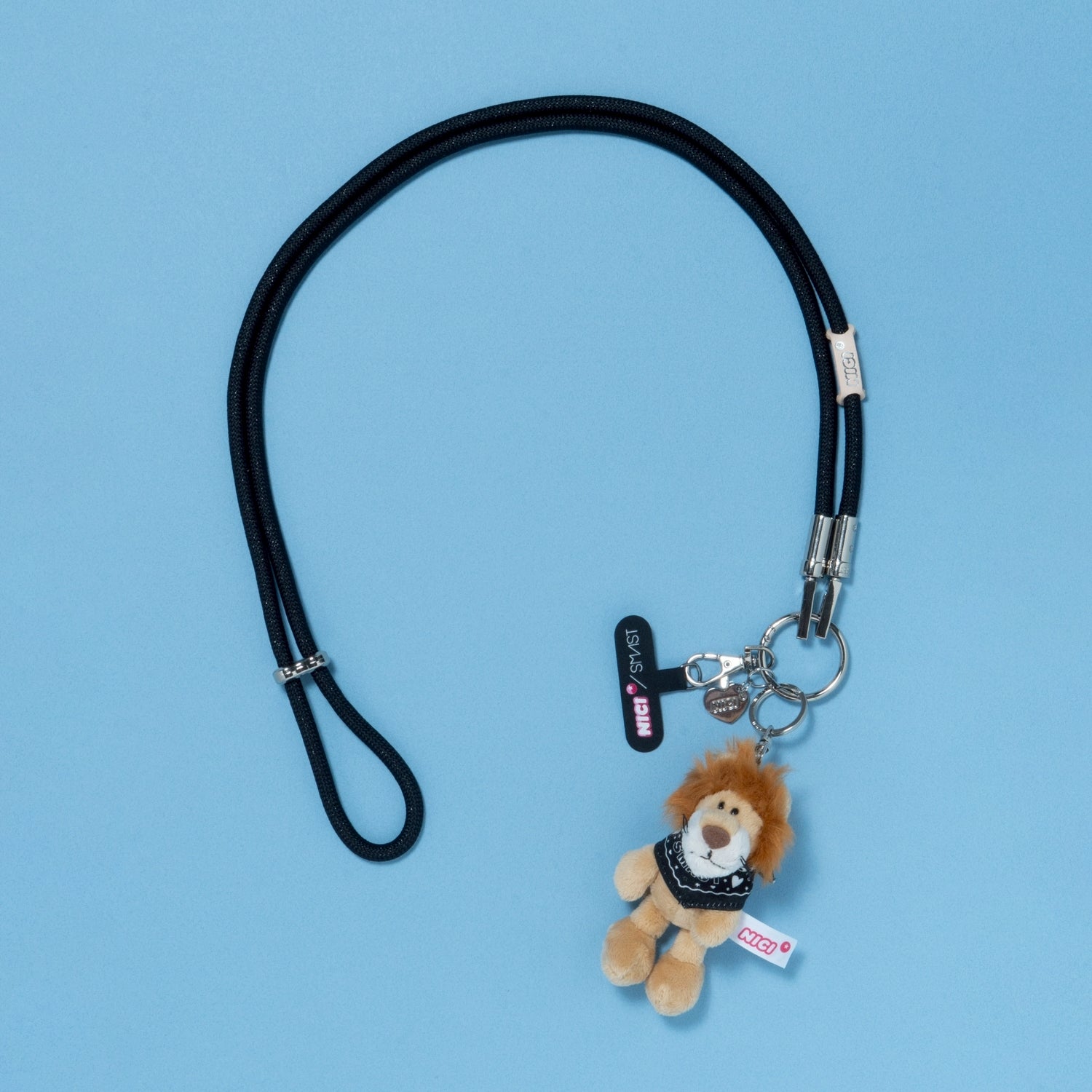 NICI × SMAST GLITTER MOBILE STRAP/ライオン