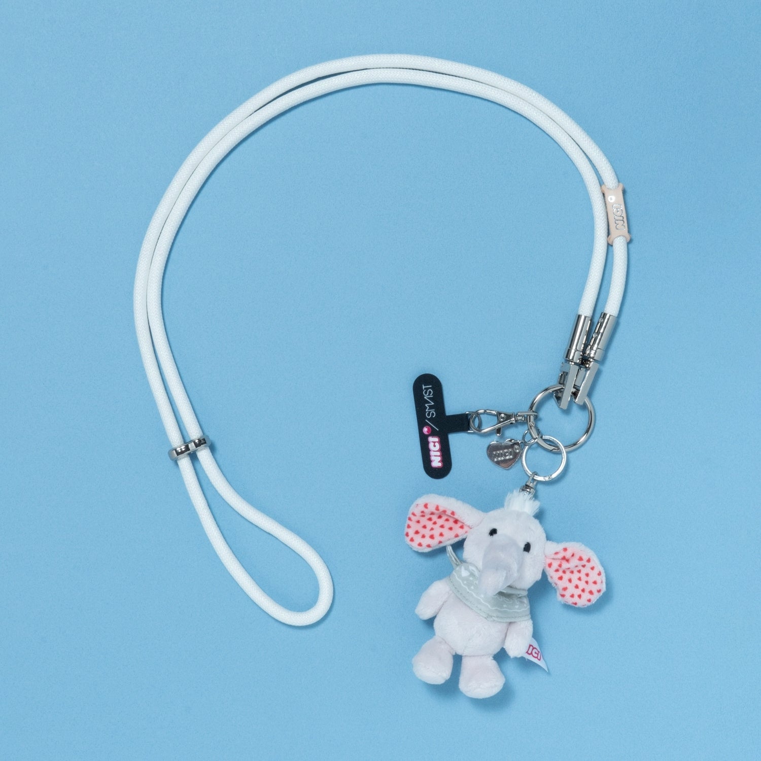 NICI × SMAST GLITTER MOBILE STRAP/エレファント