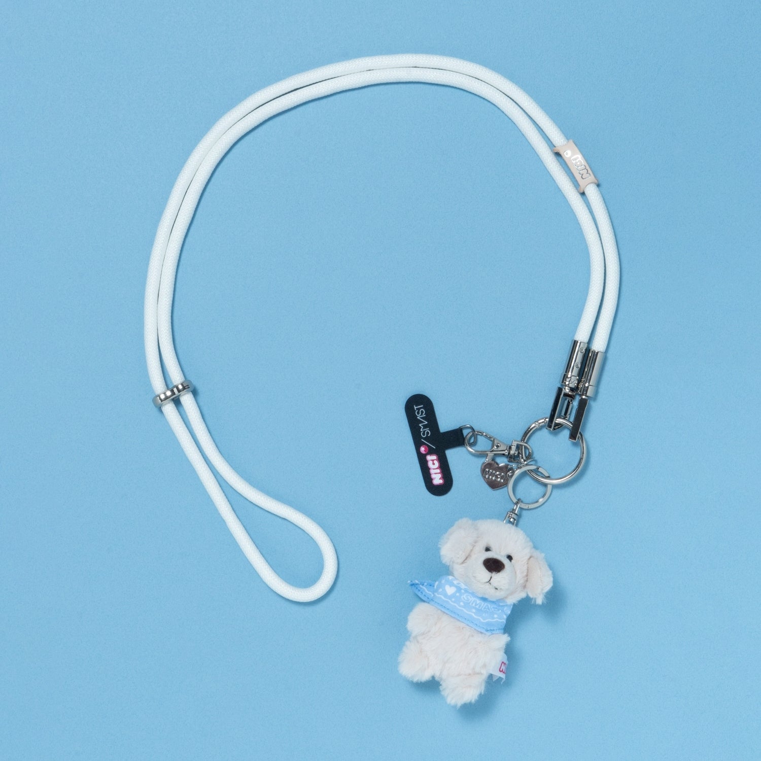 NICI × SMAST GLITTER MOBILE STRAP/ゴールデンレトリバー