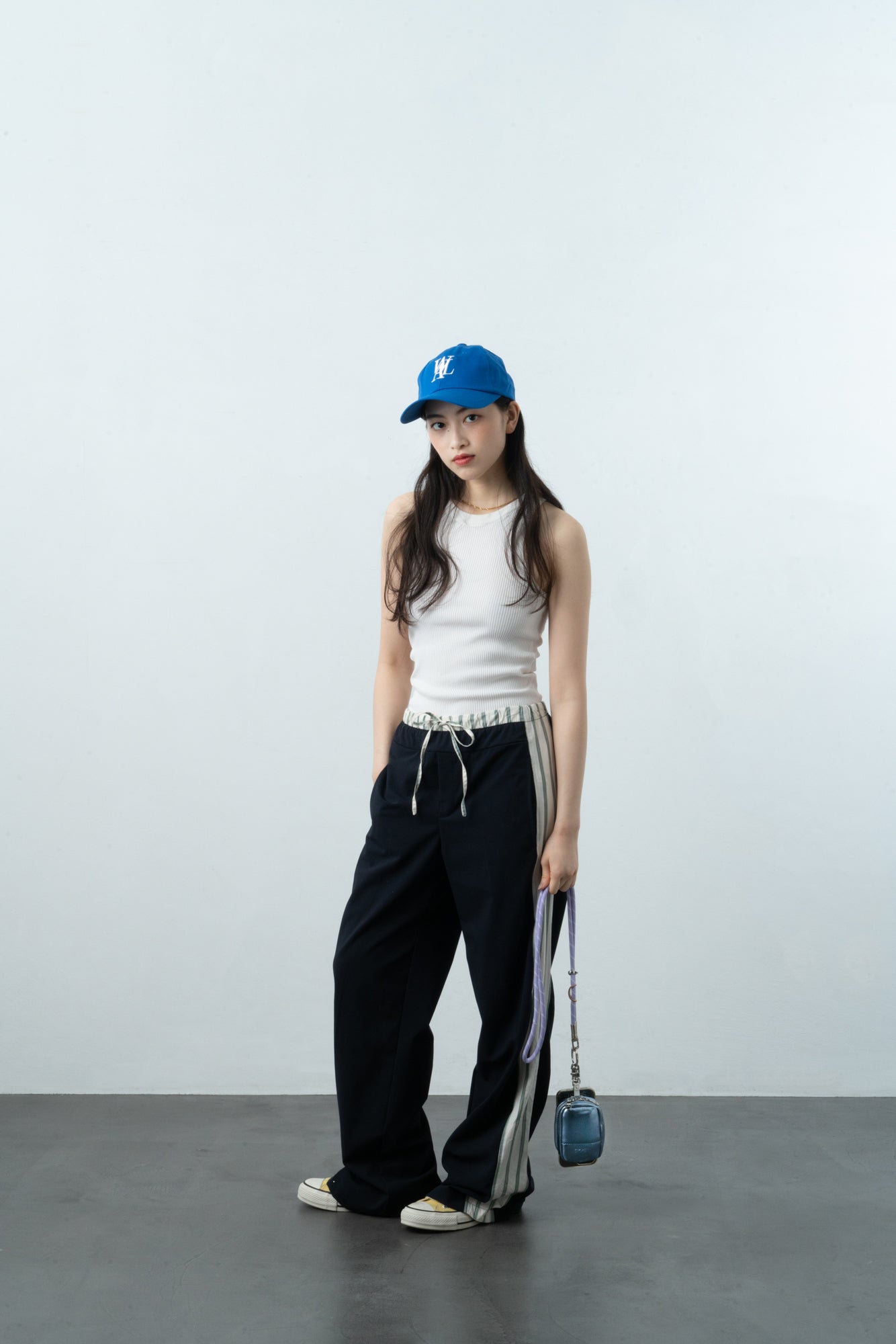 SMAST MINI POUCH / METALLIC BLUE