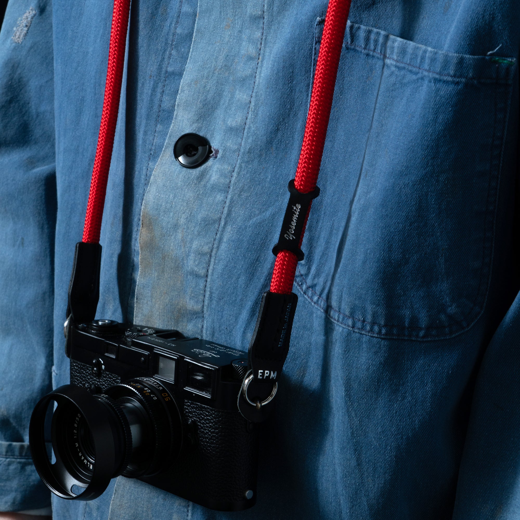 YOSEMITE CAMERA STRAP <br>CRIMSON RED<br>ヨセミテ カメラストラップ / クリムゾンレッド