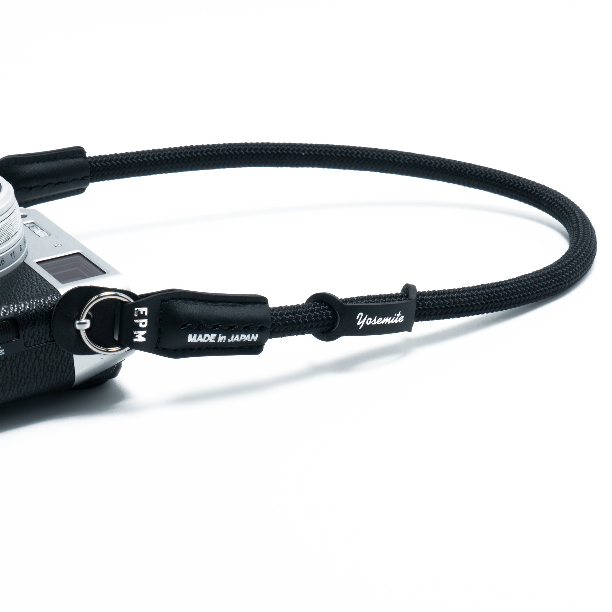 YOSEMITE CAMERA STRAP <br>MAD BLACK 50cm<br>ヨセミテ カメラストラップ / マッドブラック 50cm