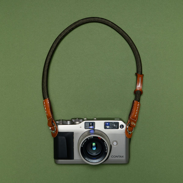 予約商品<br>YOSEMITE CAMERA STRAP <br>HUNTER KHAKI 50cm<br>ヨセミテ カメラストラップ / ハンターカーキ 50cm