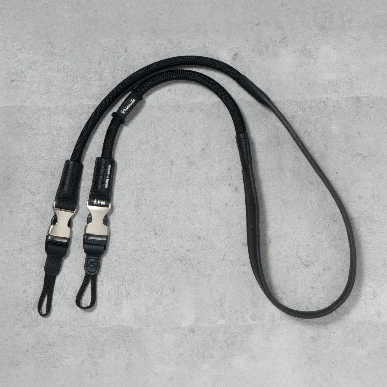 YOSEMITE CAMERA STRAP PRO PLUS GRAIN BLACKヨセミテ カメラ
