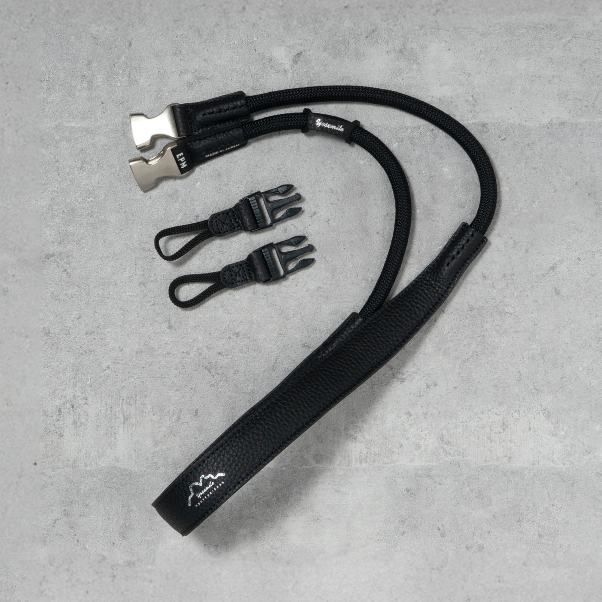 YOSEMITE CAMERA STRAP PRO PLUS GRAIN BLACKヨセミテ カメラストラップ プロ プラス / グレインブ