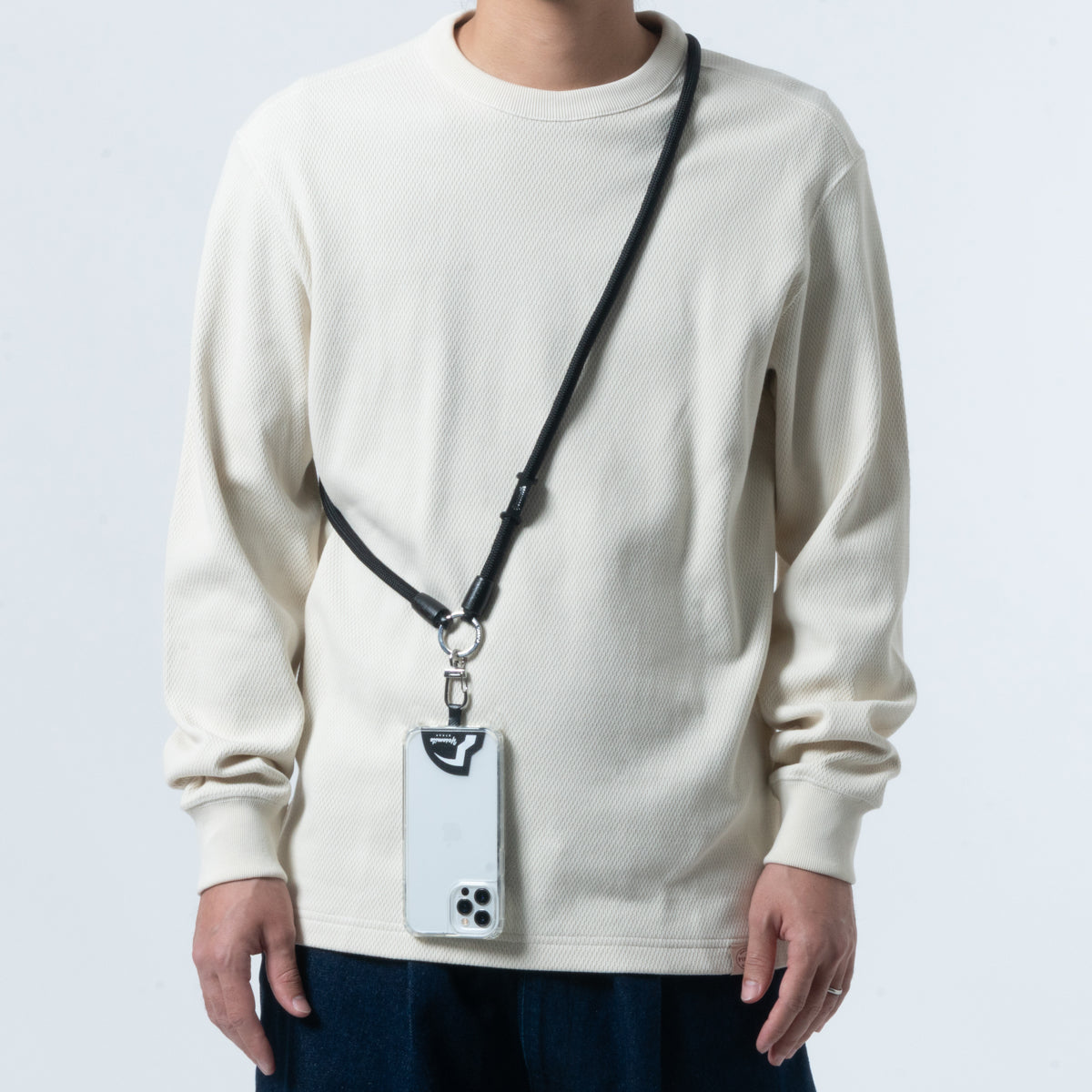 YOSEMITE MOBILE STRAP<br>MAD BLACK<br>ヨセミテ モバイルストラップ<br>マッドブラック 120cm / 140cm