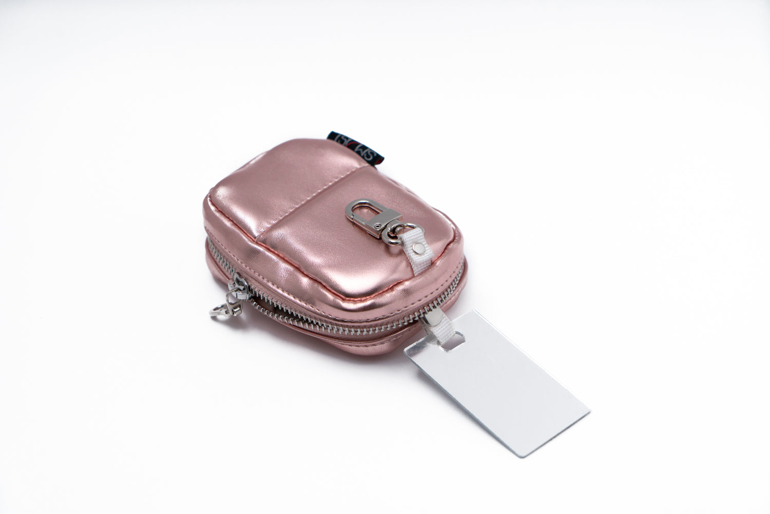 SMAST MIRROR POUCH / METALLIC PINK