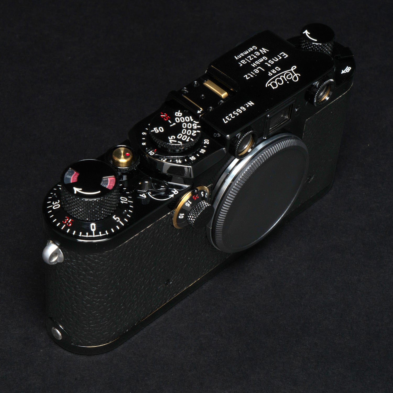 Leica IIIf【PIANO BLACK】