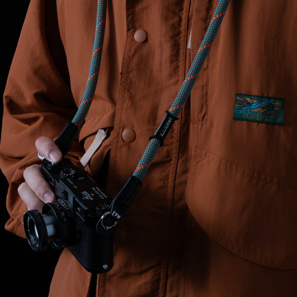 【MAMMUT EDITION】<br>YOSEMITE CAMERA STRAP<br> MOUNTAIN TURQUOISE<br>マムートエディション ヨセミテカメラ ストラップ / マウンテン ターコイズ