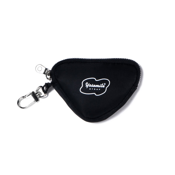 YOSEMITE TRIANGLE COIN CASE<BR>BLACK<br>ヨセミテ トライアングル コインケース<br>ブラック