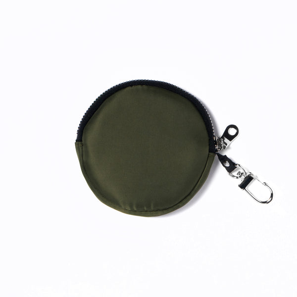 YOSEMITE CIRCLE COIN CASE<BR>KHAKI<br>ヨセミテ サークル コインケース<br>カーキ