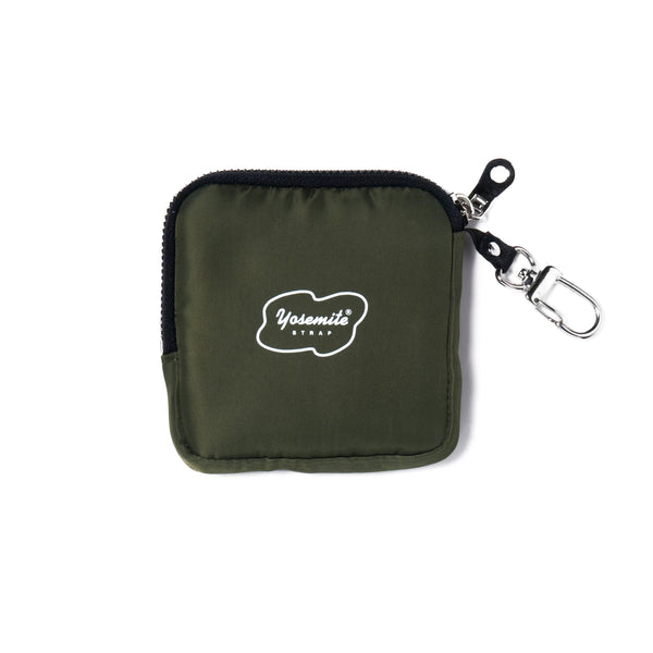 YOSEMITE SQUARE COIN CASE<BR>KHAKI<br>ヨセミテ スクエア コインケース<br>カーキ