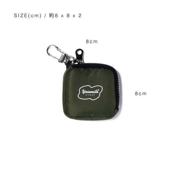 YOSEMITE MINI SQUARE CASE<BR>KHAKI<br>ヨセミテ ミニ スクエア ケース<br>カーキ