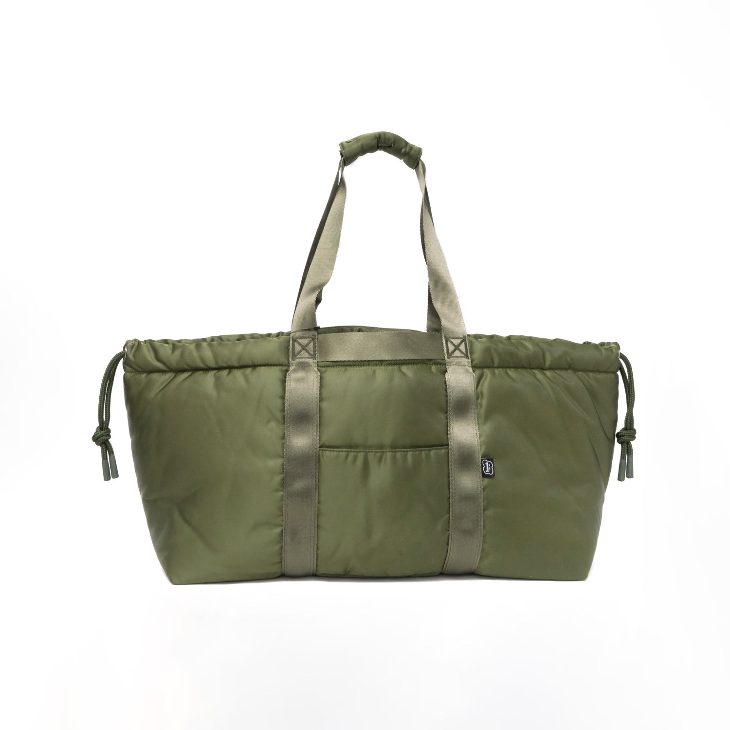 YOSEMITE PADDING NYLON DRAWSTRING TOTE M/KHAKI