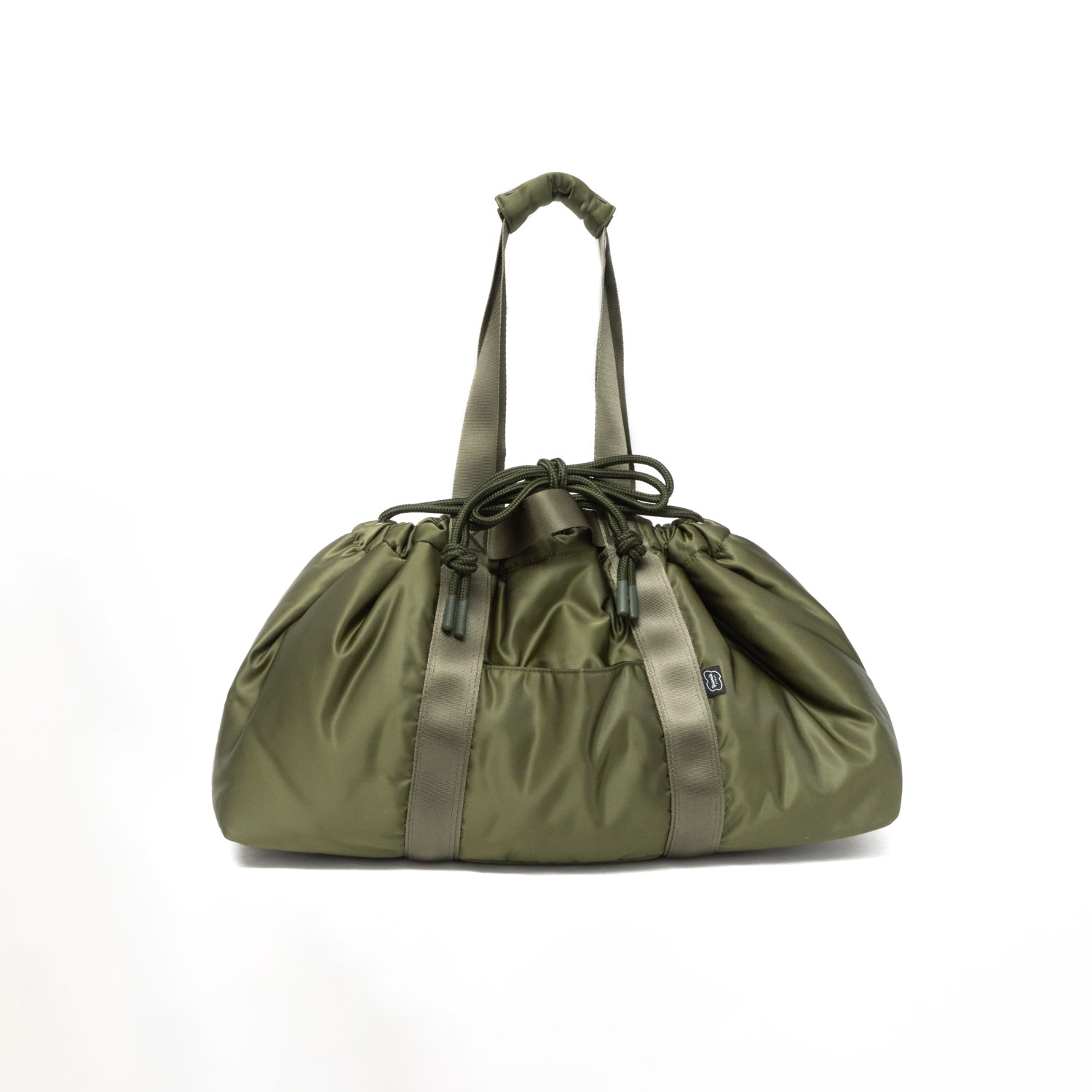 YOSEMITE PADDING NYLON DRAWSTRING TOTE M/KHAKI