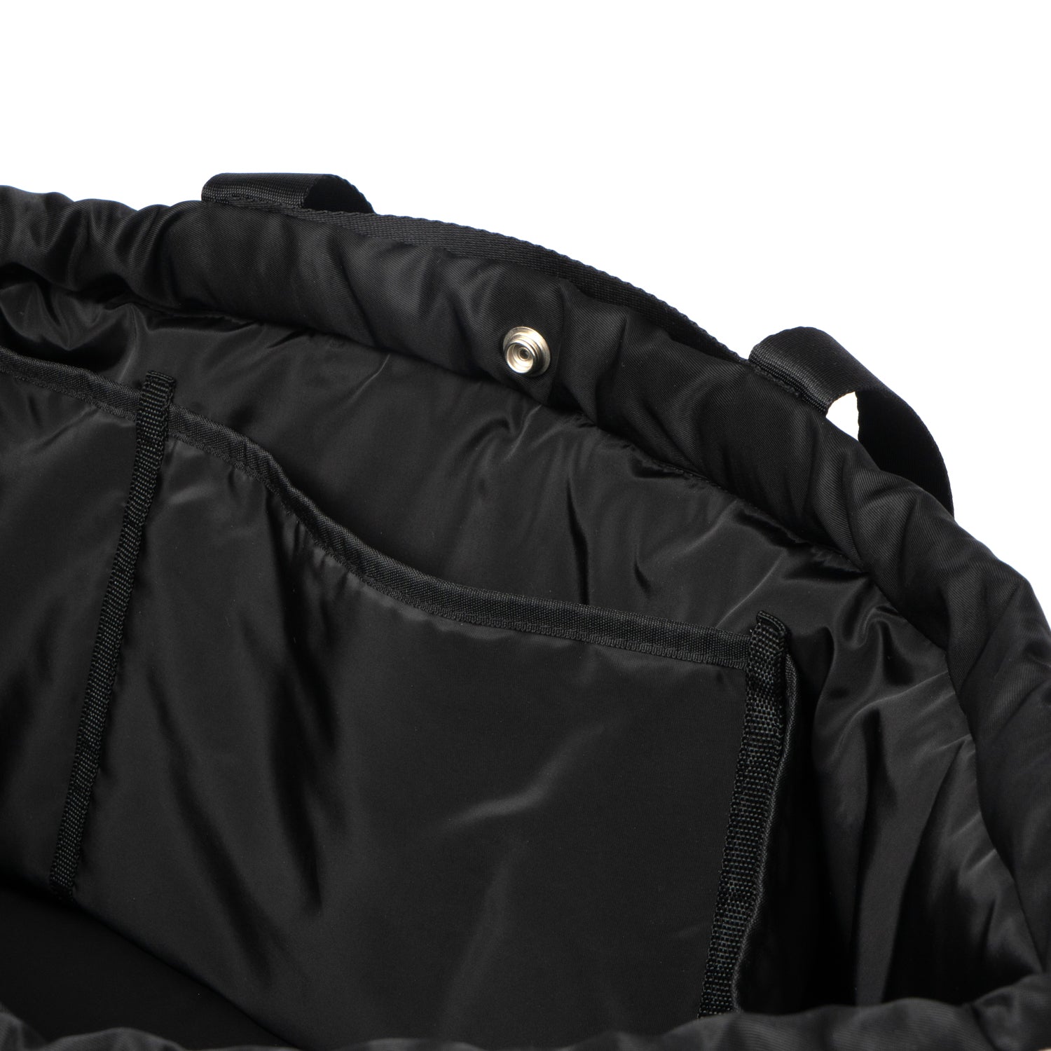 YOSEMITE PADDING NYLON DRAWSTRING TOTE M/BLACK