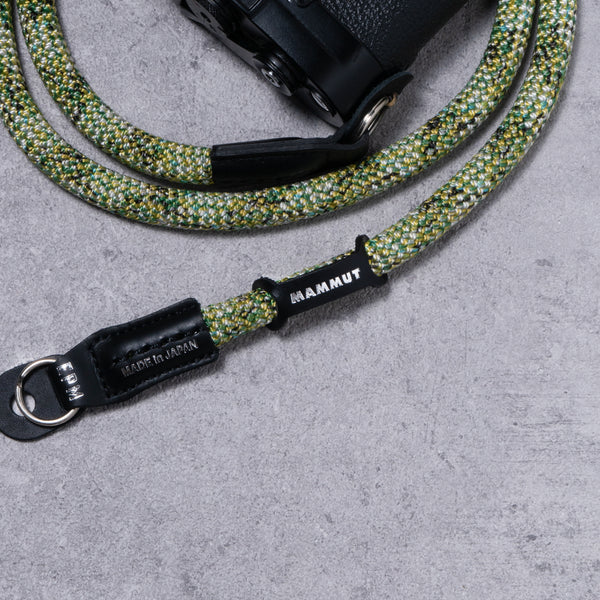 【MAMMUT EDITION】<br>YOSEMITE CAMERA STRAP<br> GREEN TEA<br>マムートエディション ヨセミテカメラ ストラップ / グリーンティー