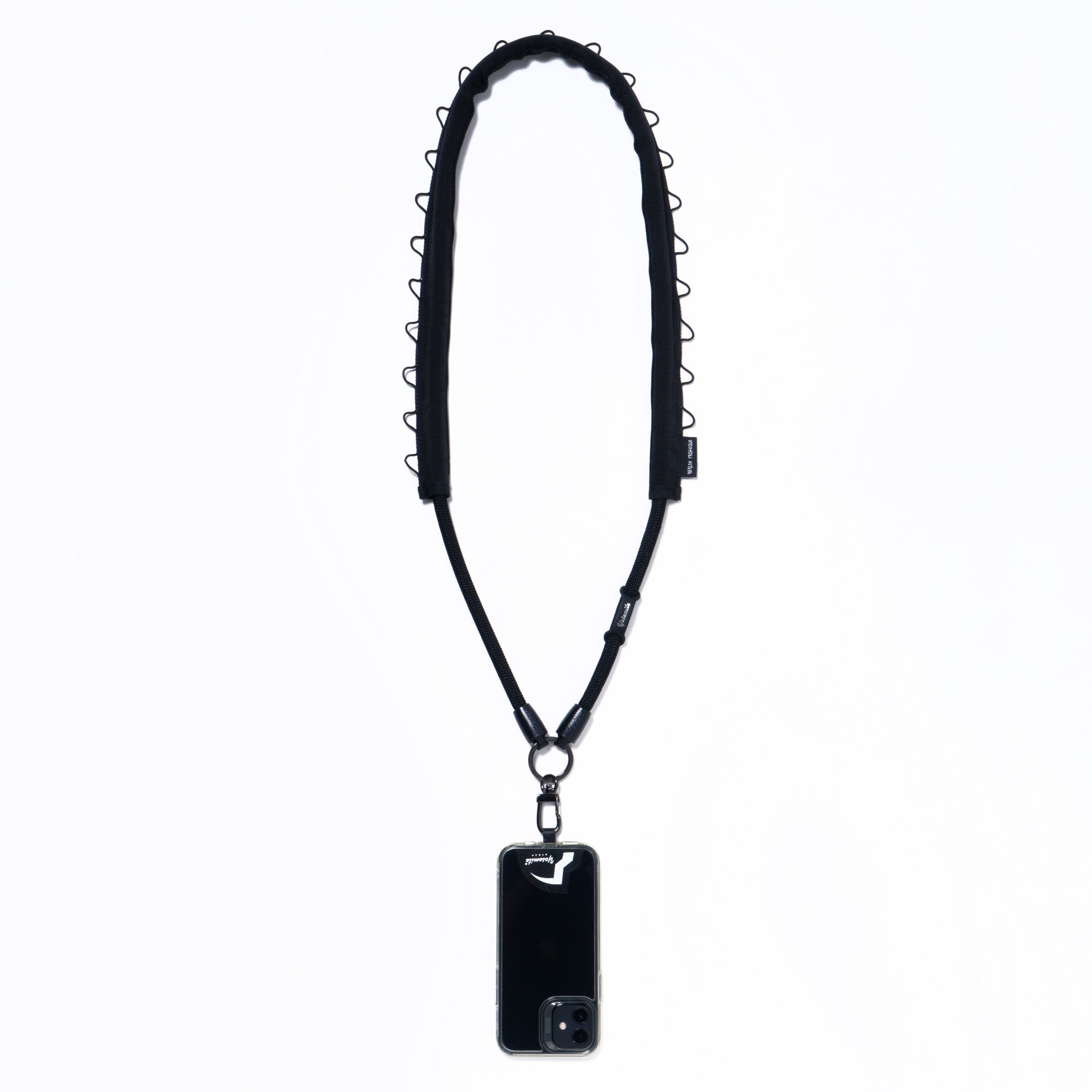 YOSEMITE STRAP X BAICYCLON by Bagjack<br>YOSEMITE WEBBING STRAP<br>MAD BLACK<br>ヨセミテ ストラップ x バイシクロン バイ バグジャック<br>ヨセミテ ウェビングストラップ<br>マッドブラック