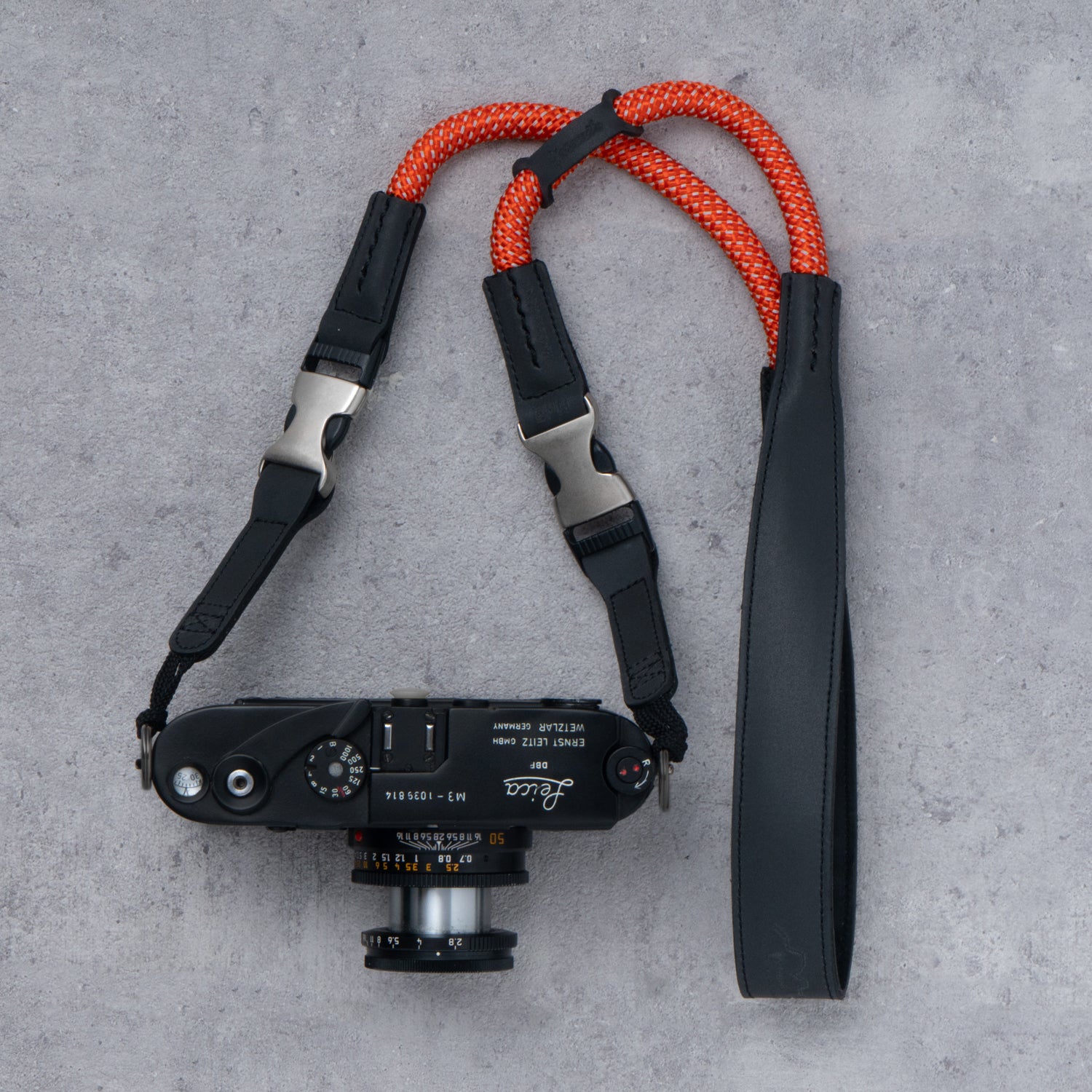 YOSEMITE CAMERA STRAP REFLECT PRO PLUS<br>ORANGE GLOW
